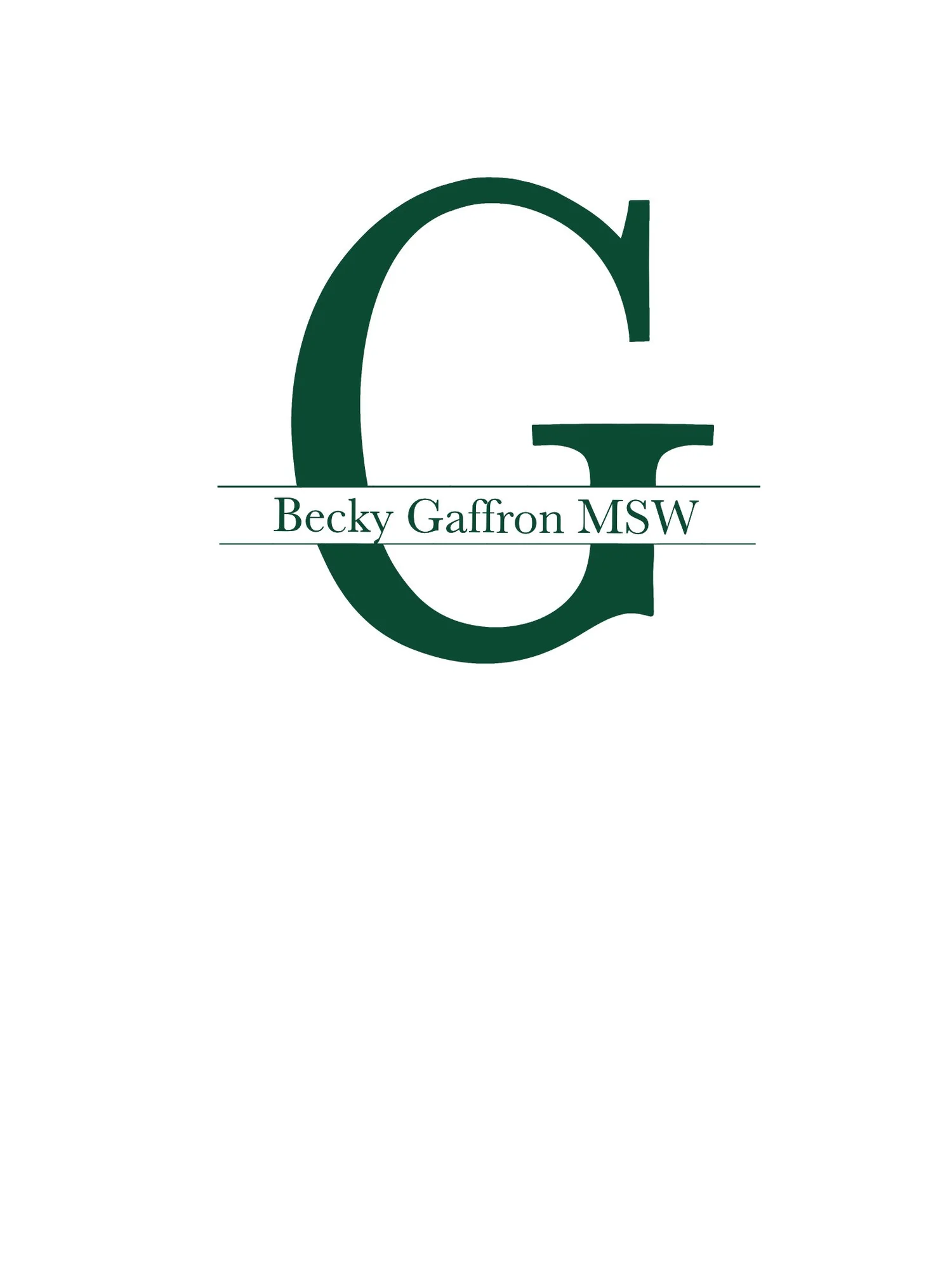 Becky Gaffron MSW