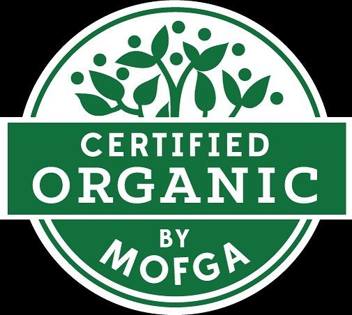 We are thrilled to share that our farm has just been Certified Organic by MOFGA! We certified our Christmas Trees, pastures, flowers, herbs, fruits and vegetables!  We hope that our certification shows our community just how dedicated we are to using