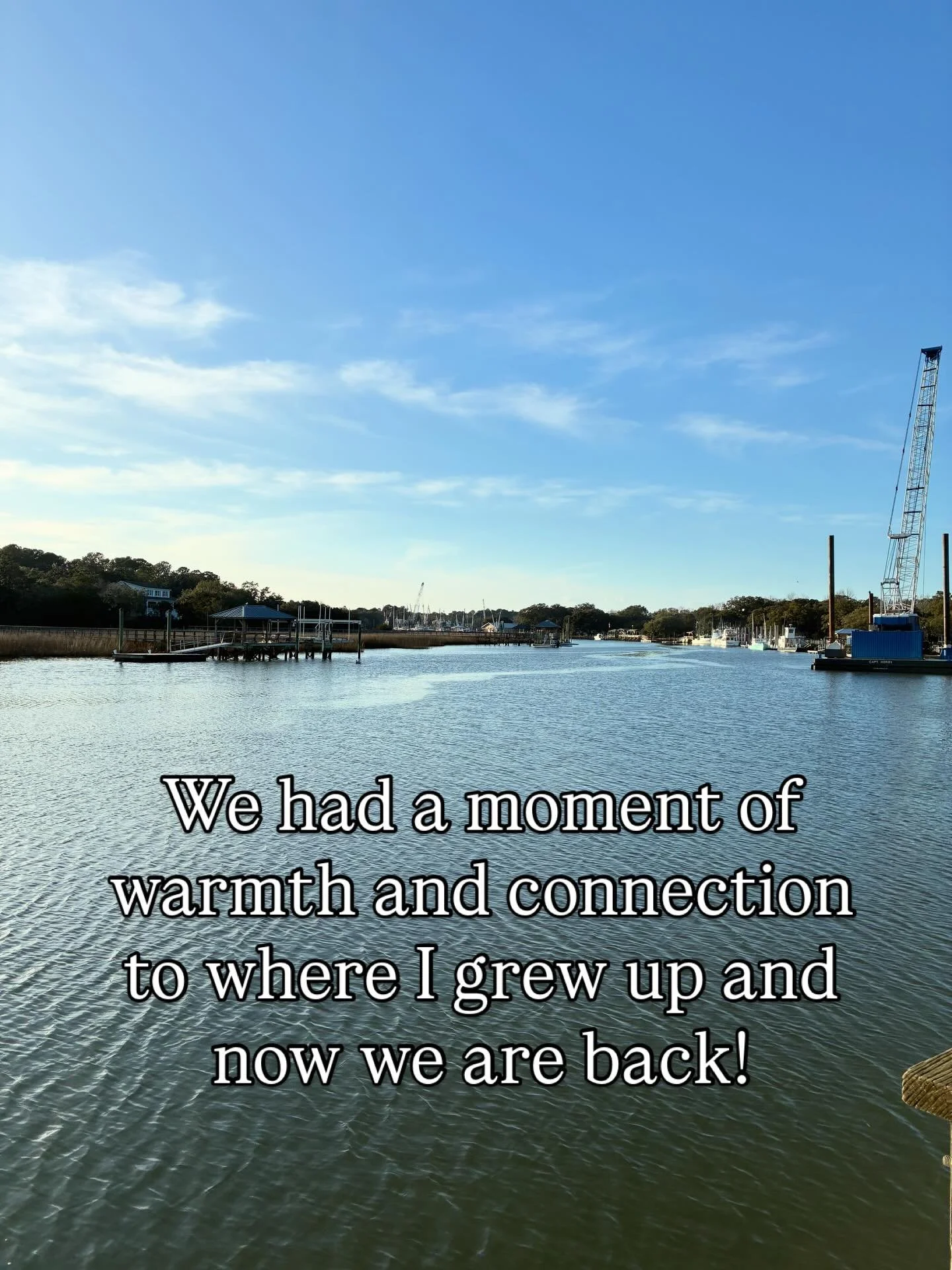 Oh winter I&rsquo;m crying mercy ❤️ the kids and I (plus Derek for a day!) got to spend a few days in the small town I grew up in in South Carolina and damn did it warm up my heart and body. We got to eat local shrimp and fried okra and see many of t