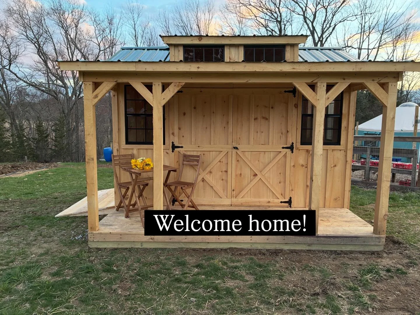 We&rsquo;ve got space for all the things! 

This sweet little shed will be home to the goats for a time, storage for grain for our pastured chickens, tool storage, and space for our PYO materials!

Can&rsquo;t wait to finish setting her up this week!