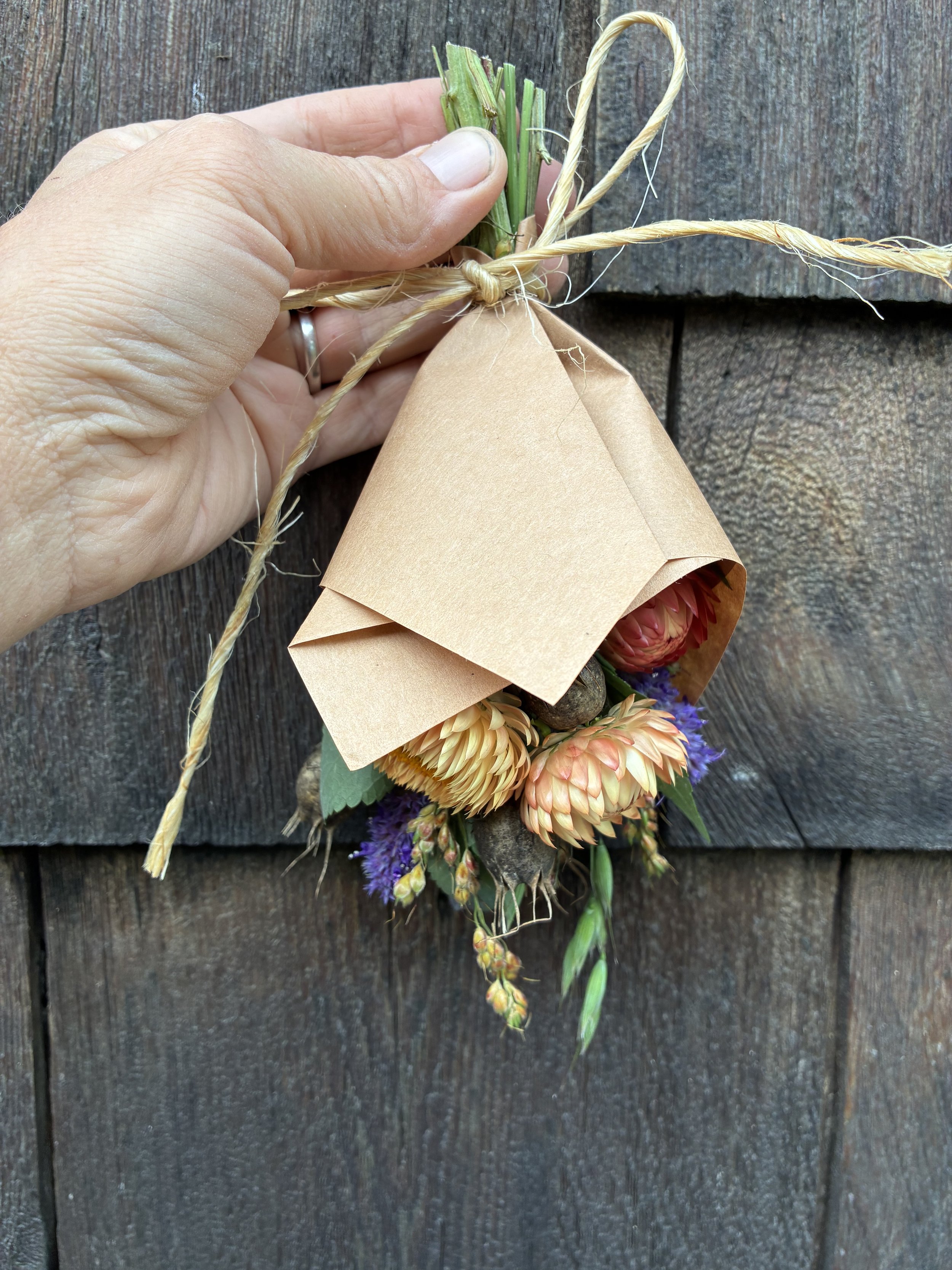 Mini Dried Flower Bouquets