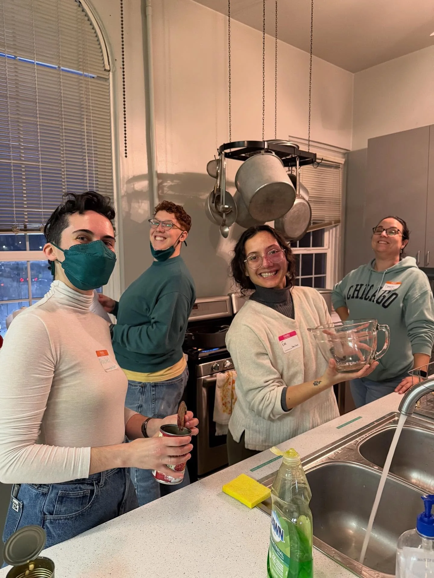 The Cozy Collective kicked off tonight with making Three Sisters Stew and Chex Mix. There is something so beautiful about sharing a kitchen and a table. You start as a random group of people and end with laughter, joy, and plans for the next one. We 