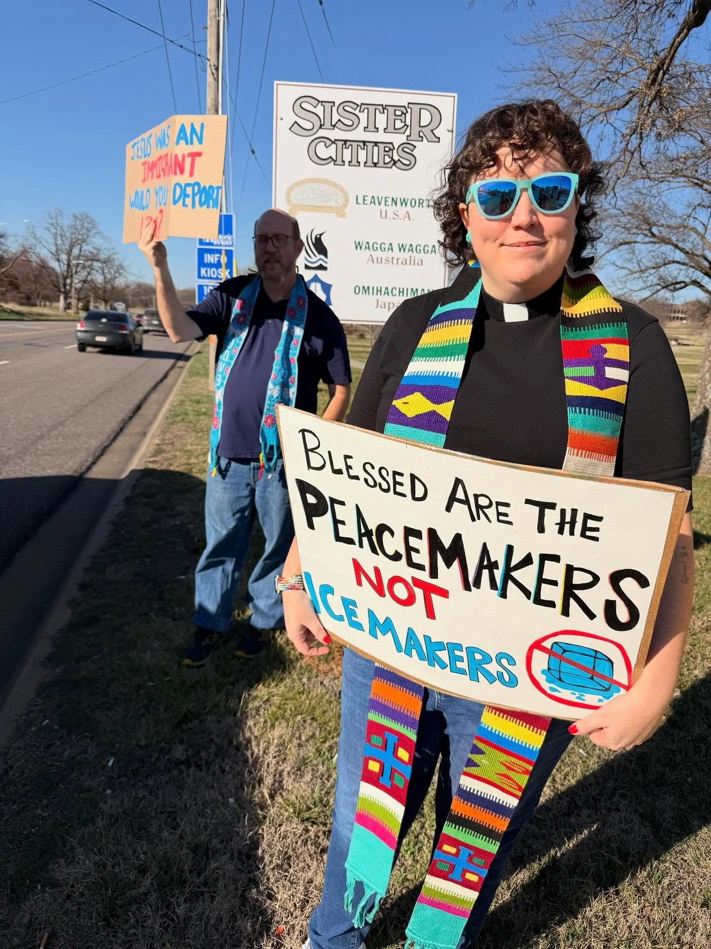 God who was in the post-protest conversation,
may we all know a day 
when the rich don&rsquo;t get to control the narrative 
on what it means to love our neighbors. 
Help us to turn toward each other
And let the lies we&rsquo;ve been told
Fall out of