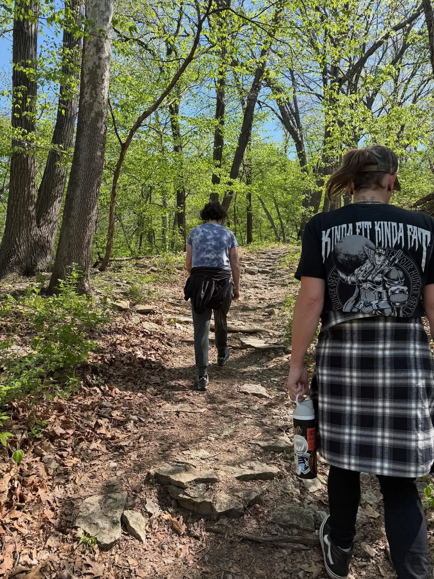 We had Touch Grass at Parkville Nature Sanctuary today and it was the most perfect spring morning. Green that only God only paints with in early spring. We began our 2.5 miles with the three poems from James A Pearson (shared in our stories).

Get ou