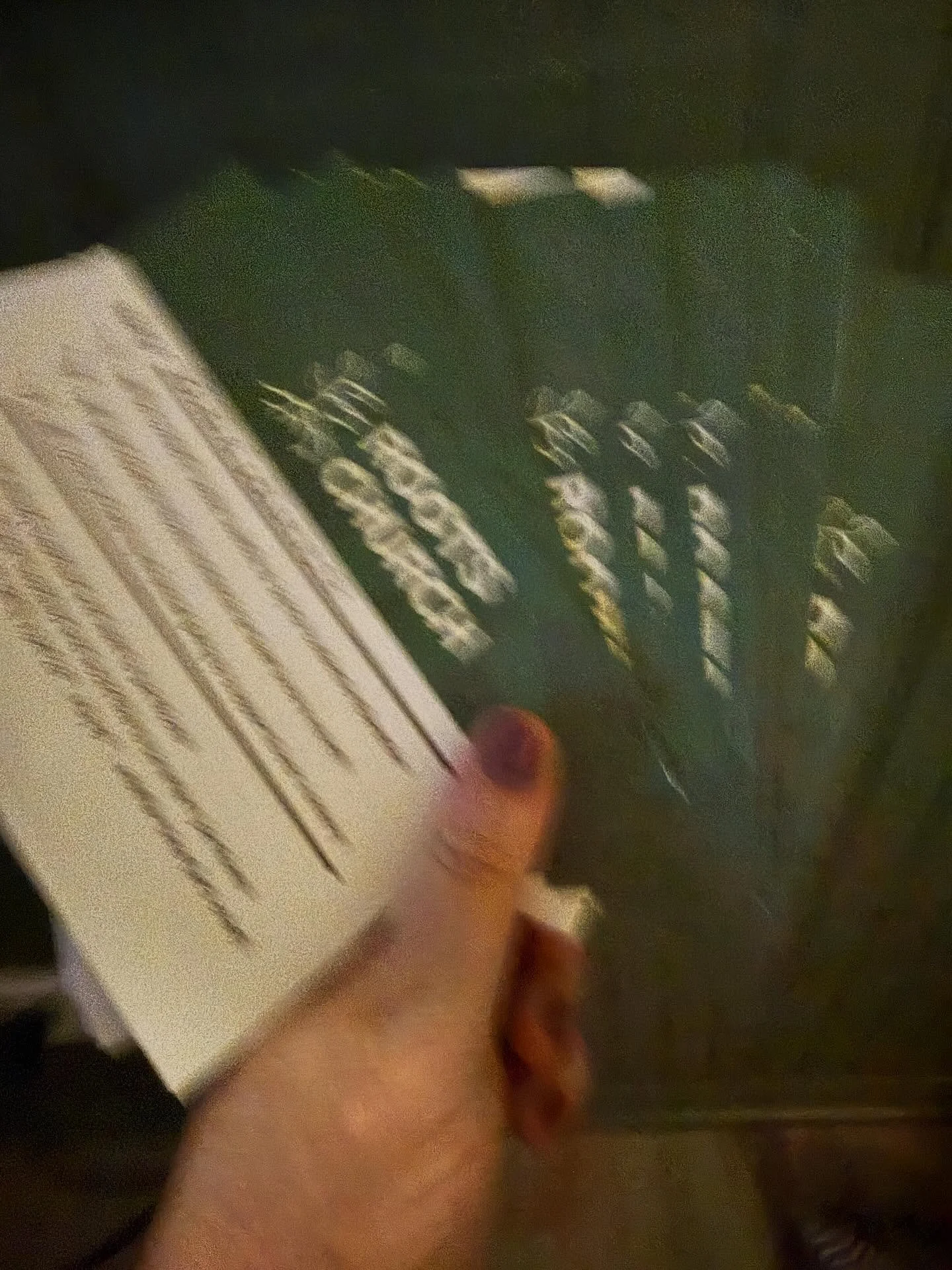 These cards might just look like a blur, but they represent a whole lot of what God can do. 

Tonight, we had our first Join Night. It was a chance for folks to hear our story, listen to each other, and learn about what it means to be a member of Roo