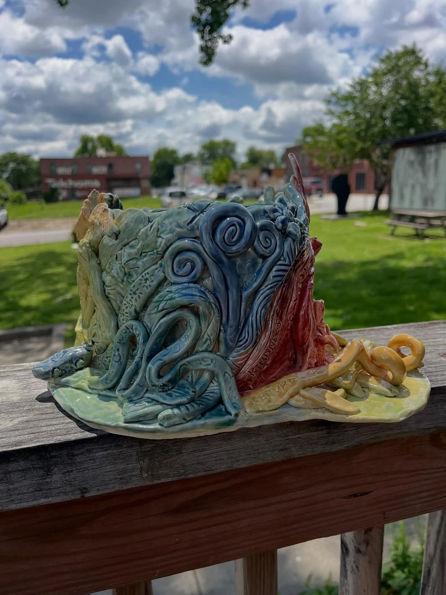 We have our very first baptism at Roots on Wednesday. To say we are excited is an understatement. 

We created this font together with the help of Epic Arts Clay studio in our first month of worship back in March 2025. We each got a strand of clay an