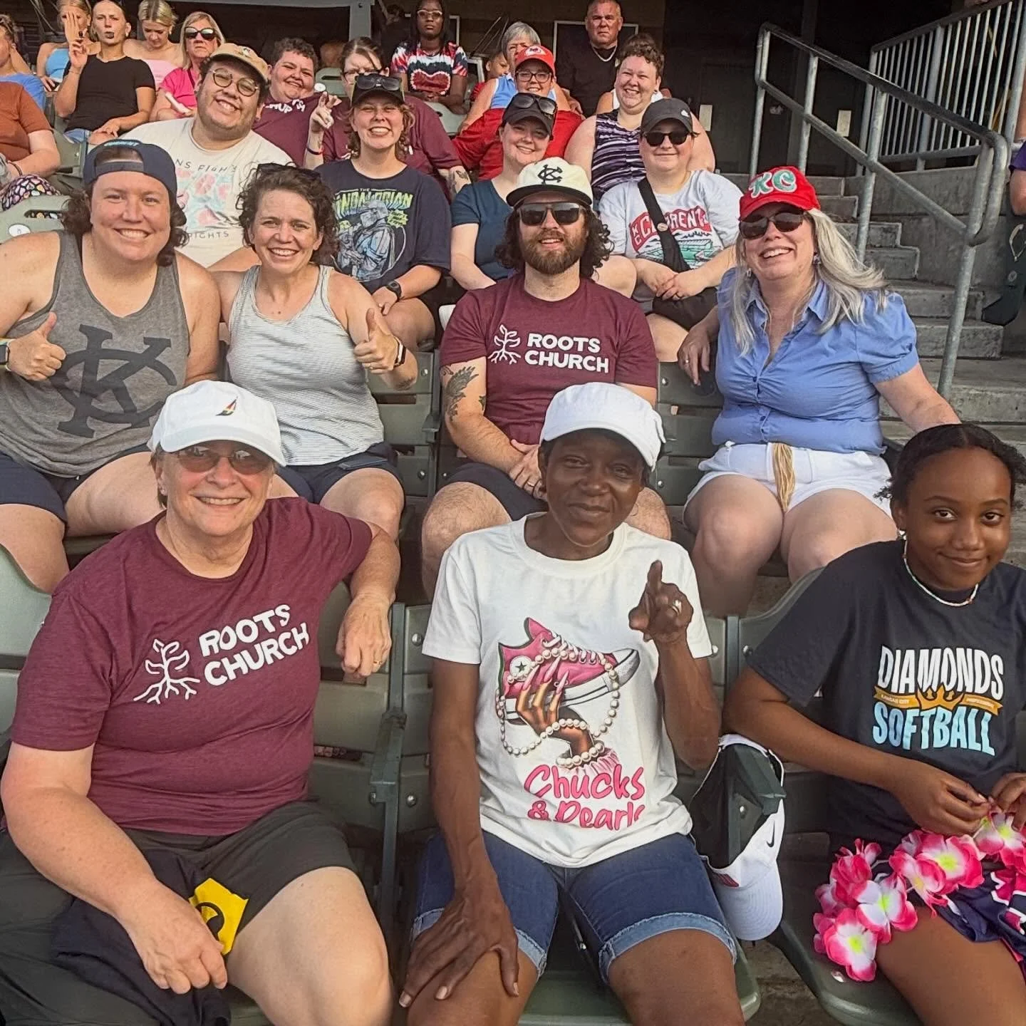 Roots at the @thekcdiamonds !!!!!