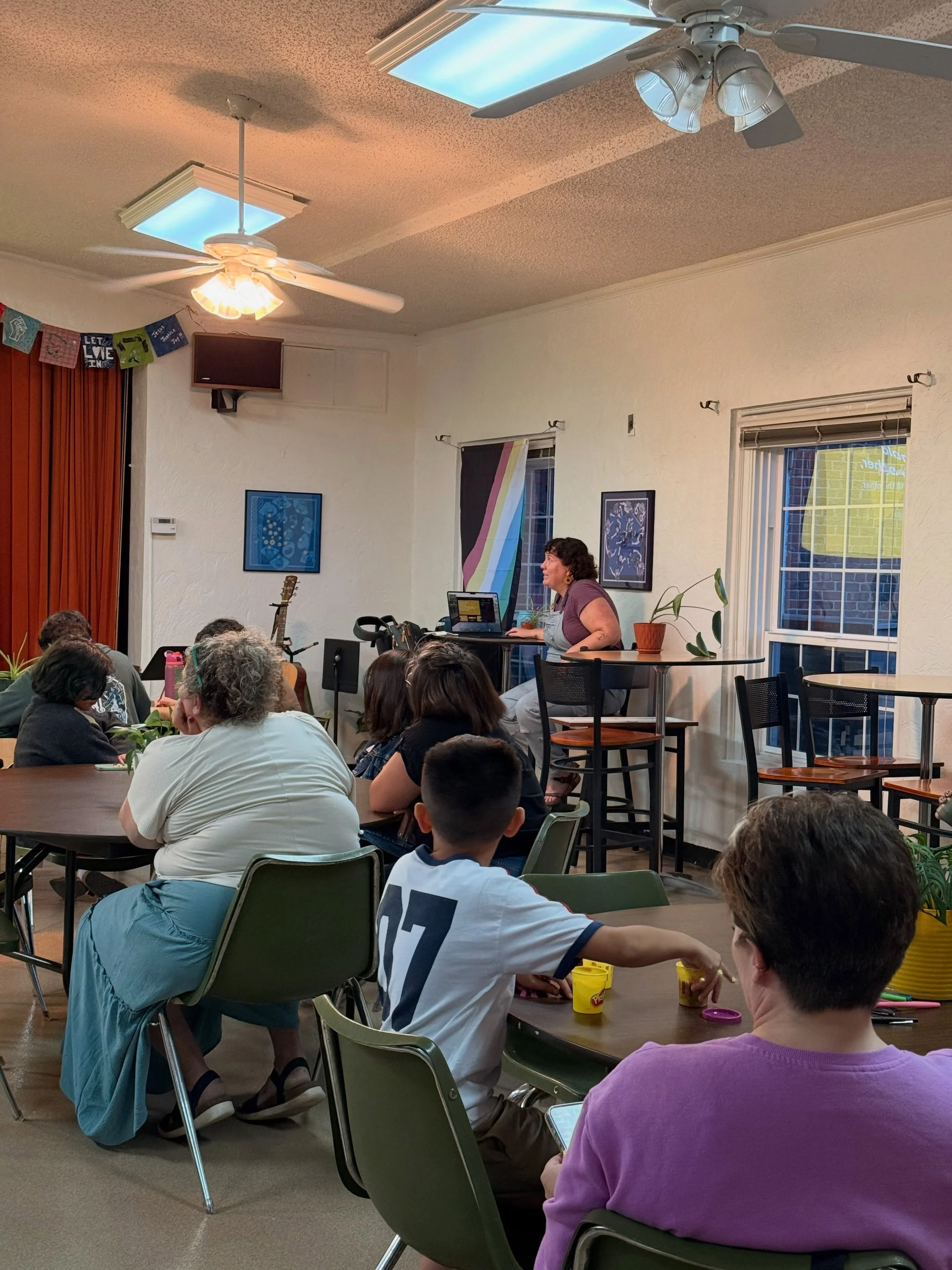 Sometimes tech moves worship into the community room and it makes everything better. Thanks everyone for coming to hear about Ecclesiastes and wisdom that accepts reality and God&rsquo;s grace to help us deal with it. And yes, we did have some major 