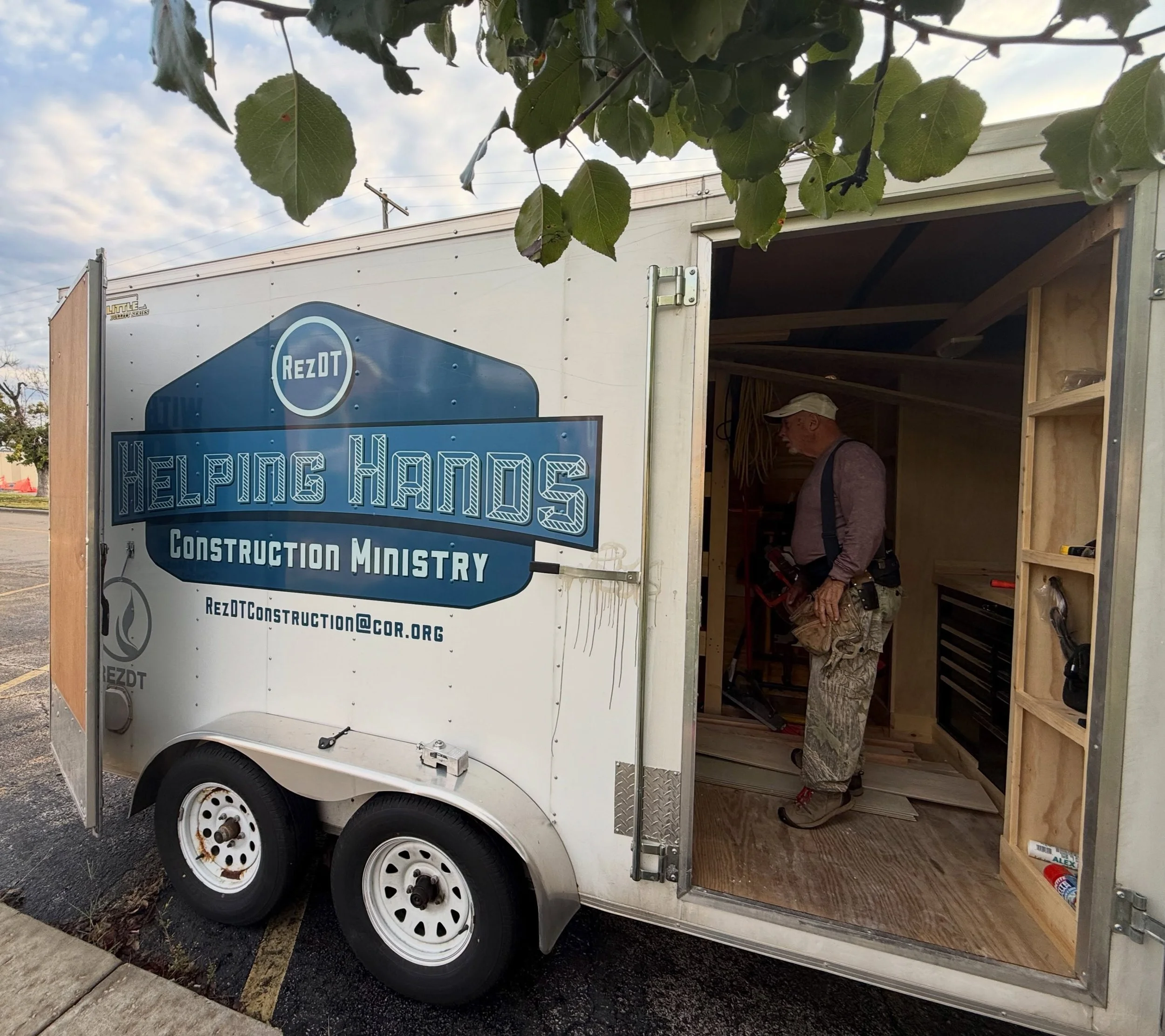 Thanks to @resurrectionumc Helping Hands for their amazing work on The Pantry @ Roots! They are hard at work replacing rotted windows and building a new door. We are so grateful for their amazing help and can&rsquo;t wait to start feeding RP neighbor