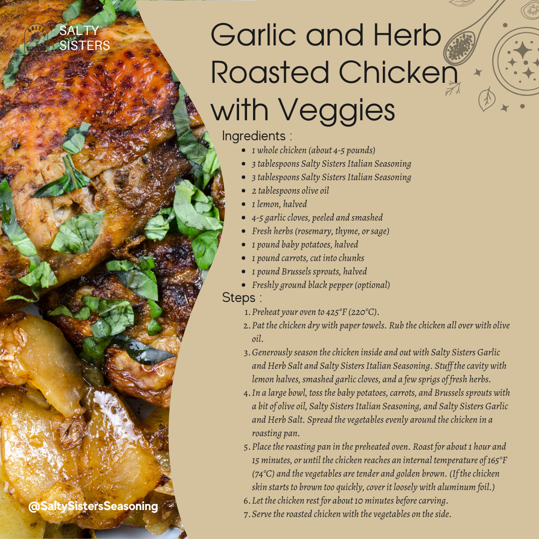 Garlic and Herb Roasted Chicken with Veggies Recipe Instagram Post.png