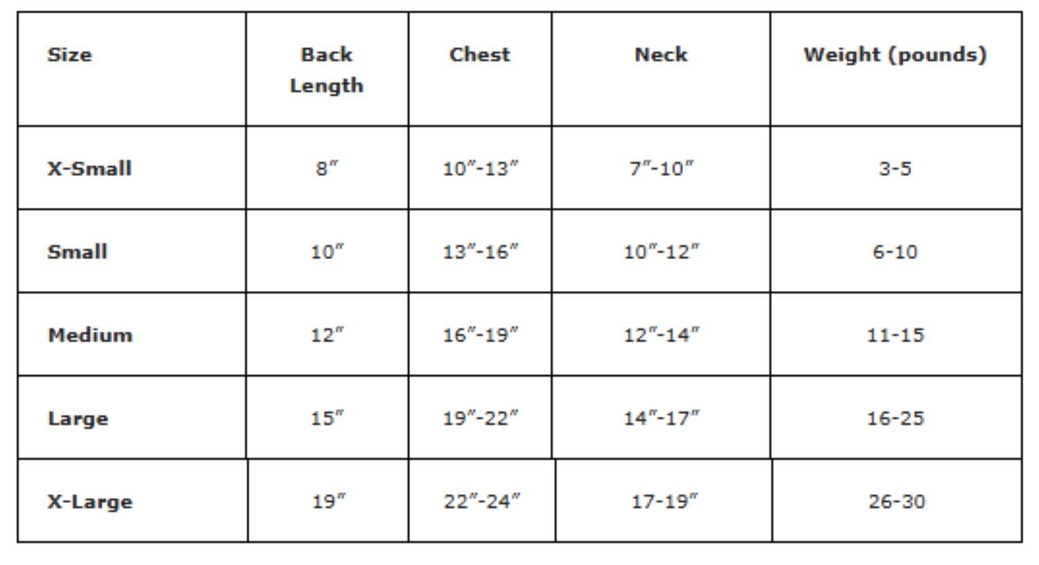 Puppy_harness_dress_size_chart