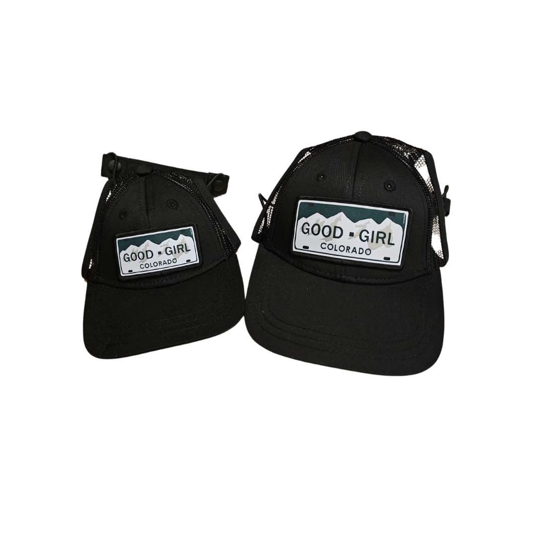 Premium Good Girl Patch Dog Trucker Hat