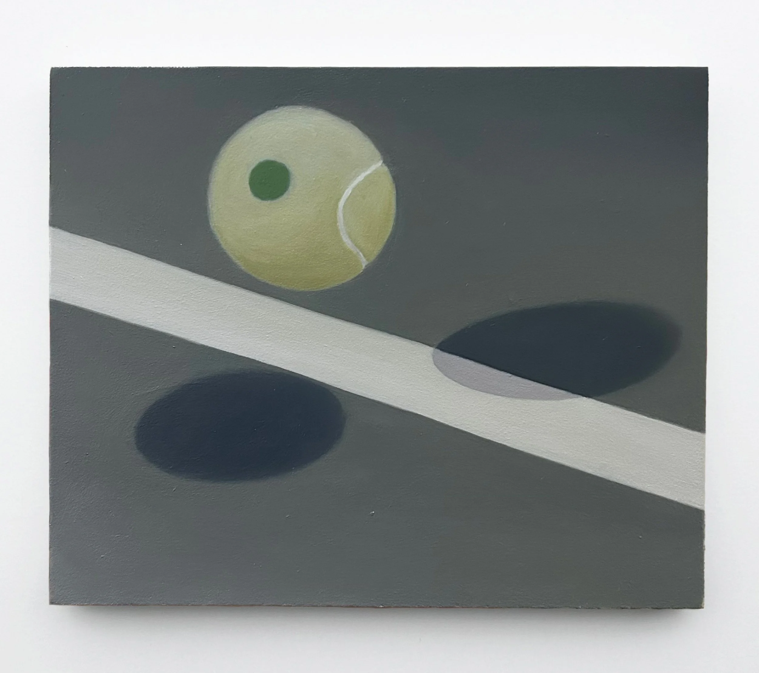 "Two things can be true", oil and acrylic on MDF, 2026