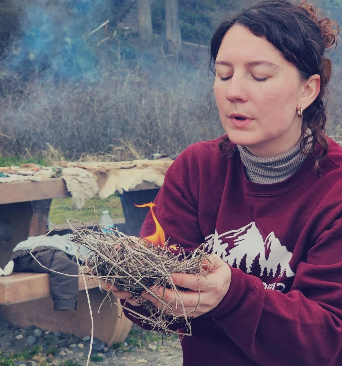 Friction Fire Work Shop