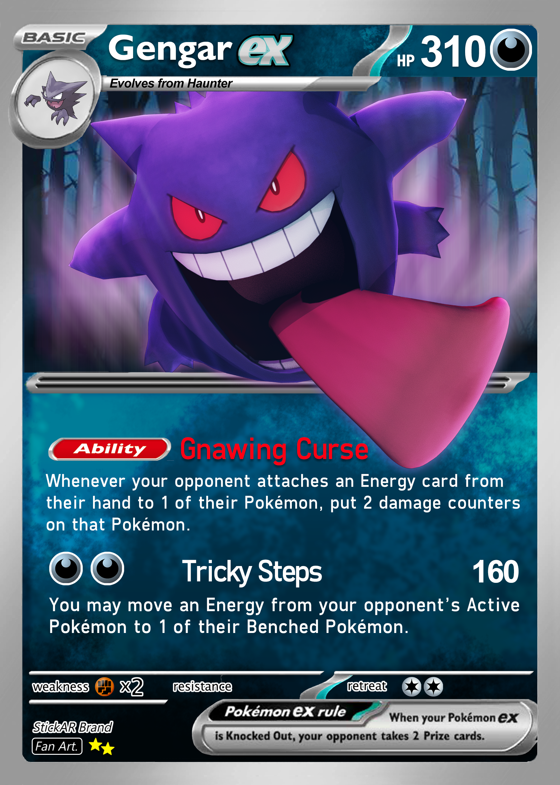 Gengar EX AR Card