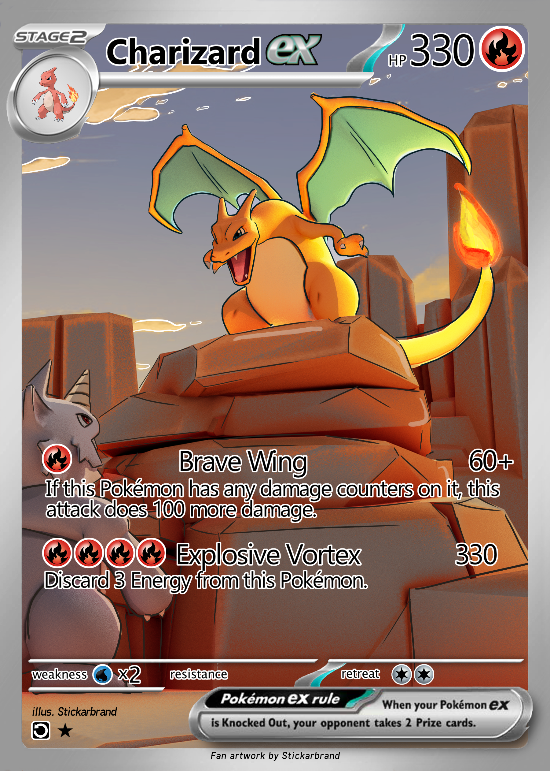 Charizard EX AR Card