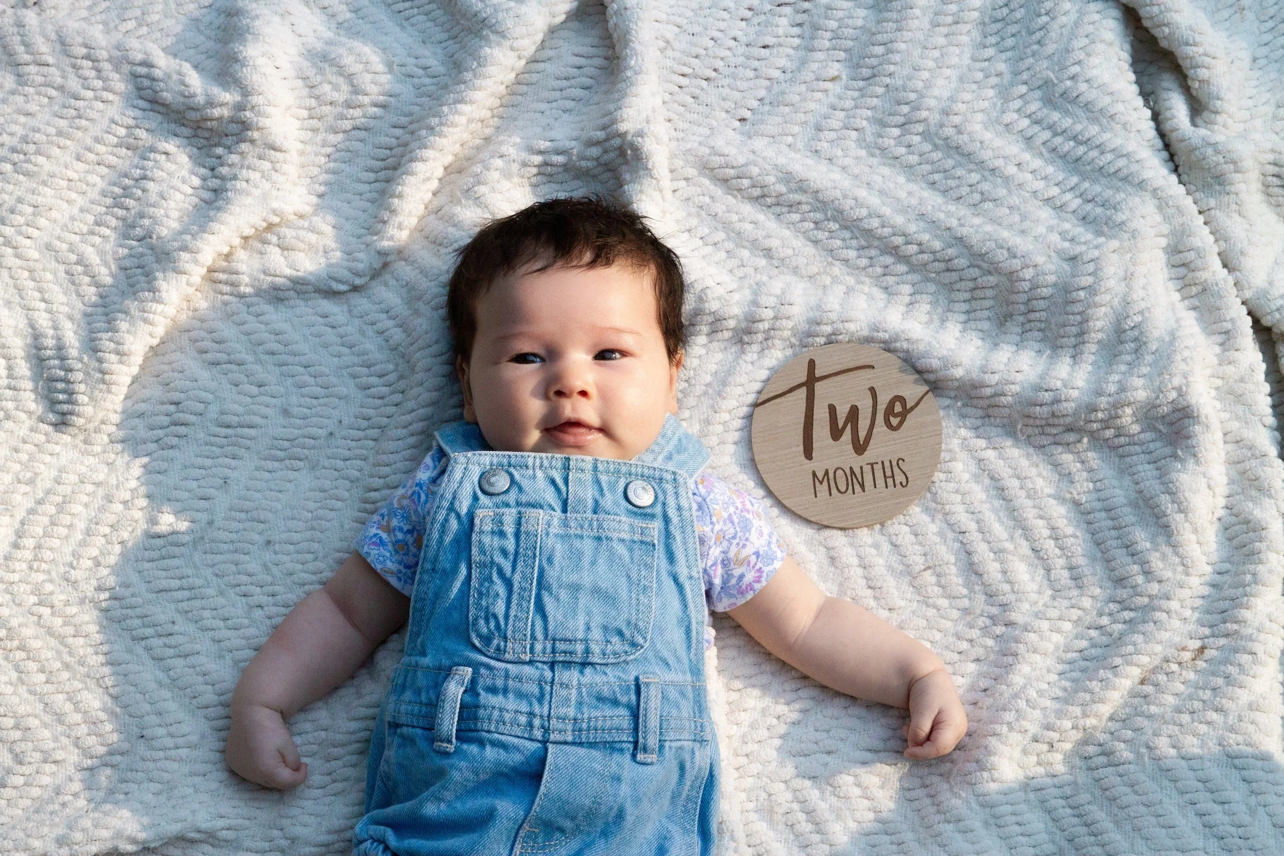 Baby at 2 months old little shoot
