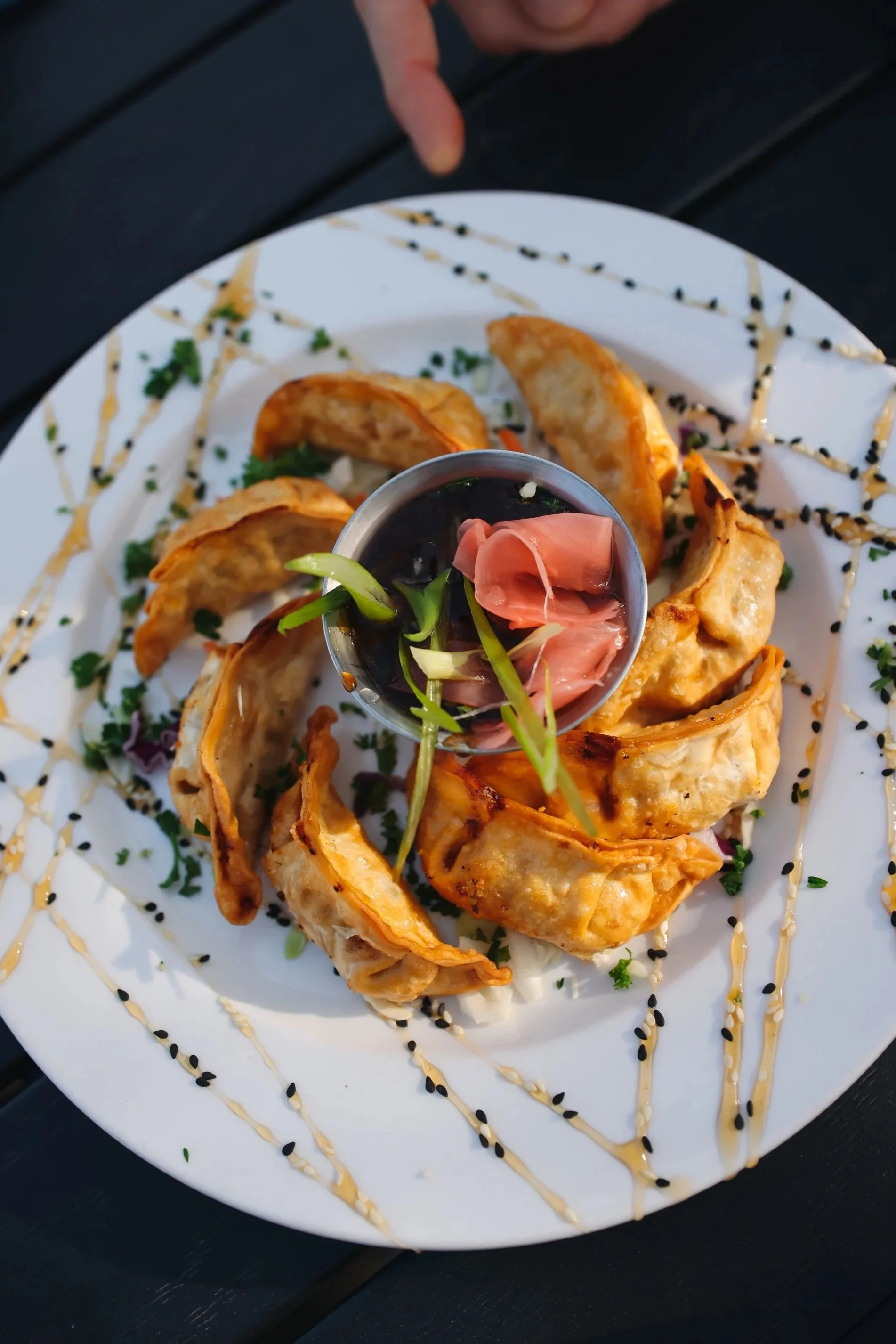 delicious wonton appetizers