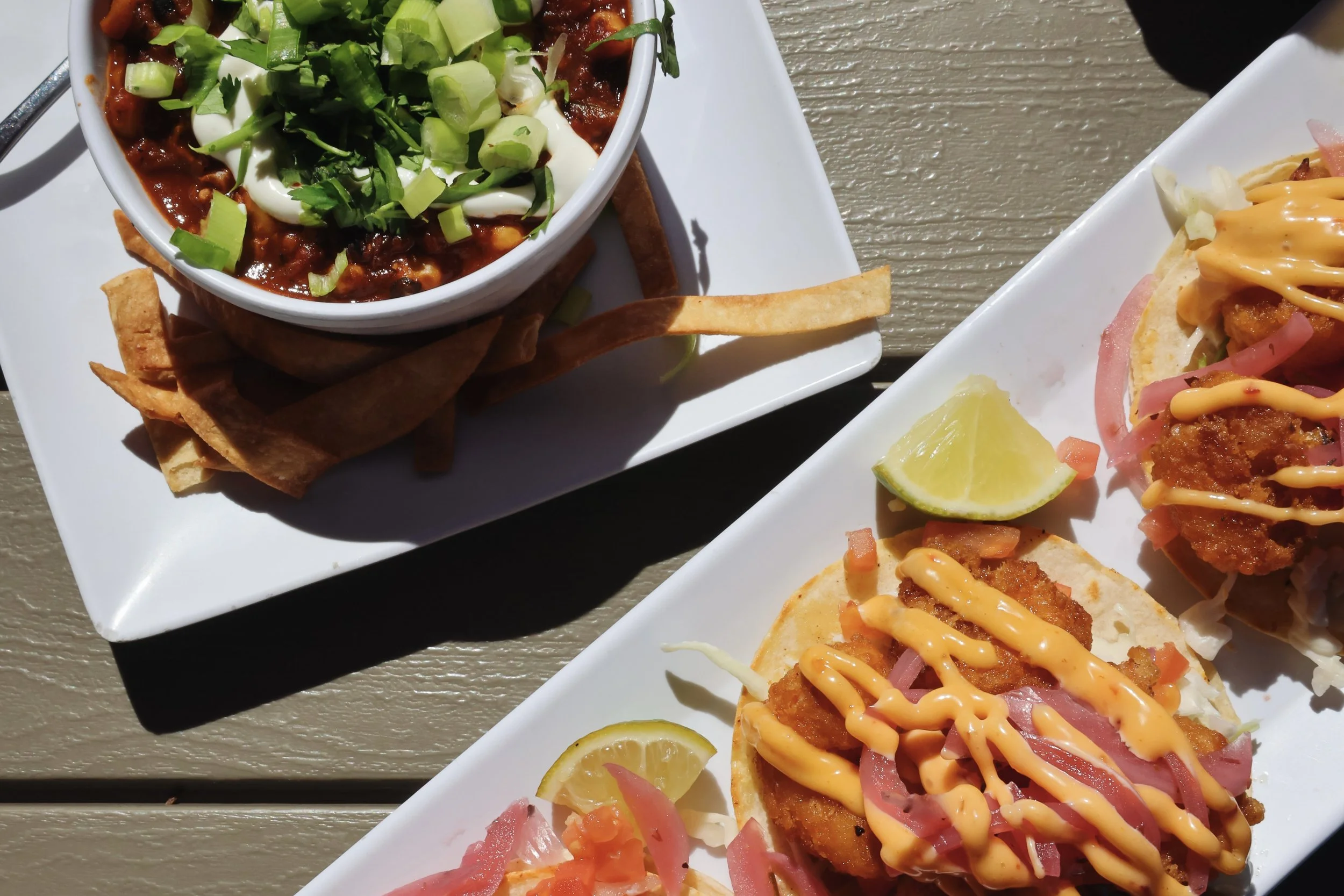 Shrimp tacos