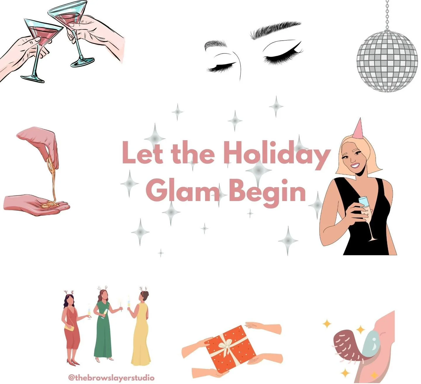 Holiday glam is in session, get booked now!💋✨

#okcbrows #okcbrowtint  #okcbrowmapping
#okcbrowartist #okcbrowslayer #okcwaxing #okcbrazilianwax #oklahoma #edmondok #yukonok #piedmontok #oklahomacity #okc