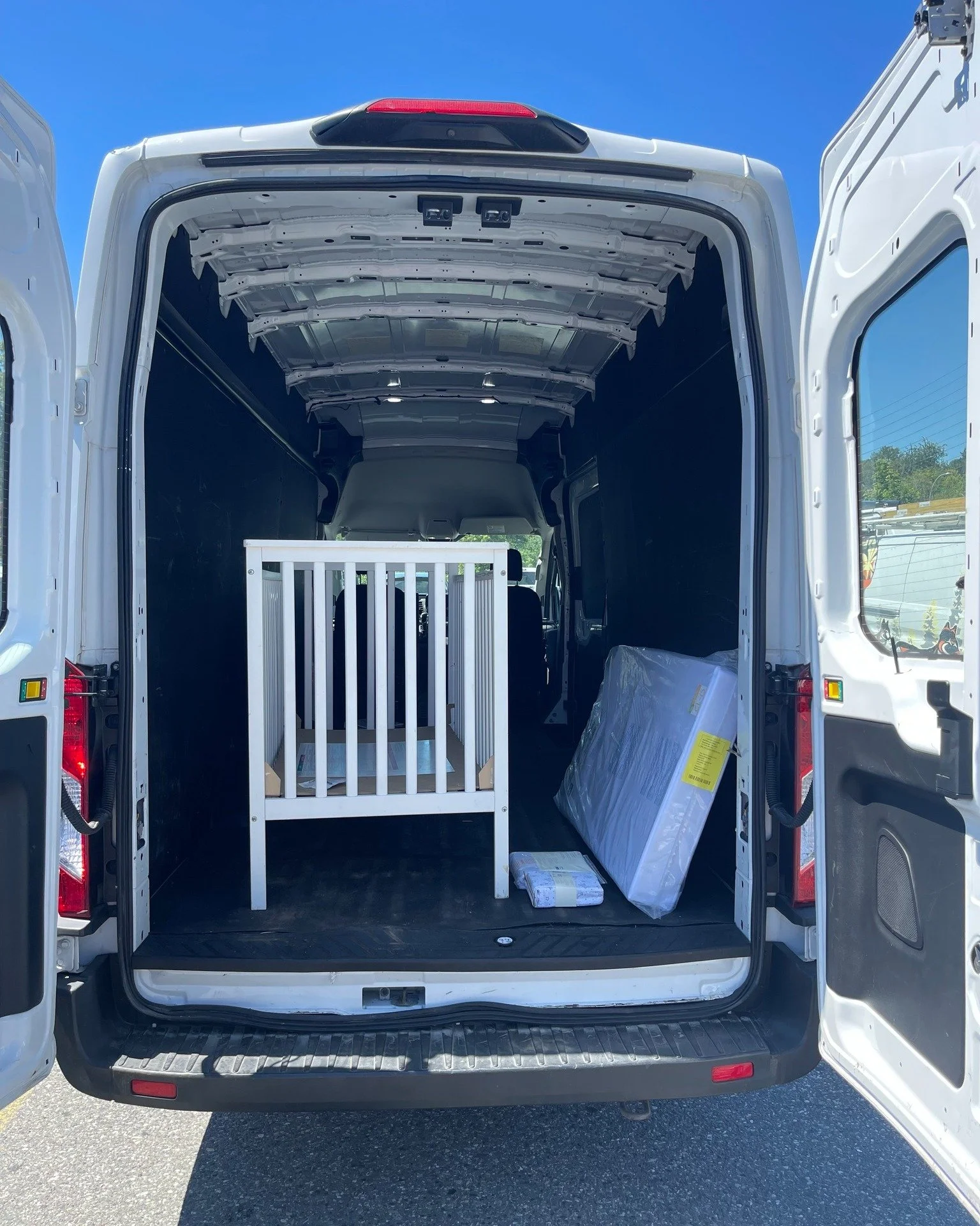 Serving Refugee Claimants is an unpredictable adventure. Today we picked up a crib and baby supplies to welcome a new family from East Africa. We're grateful to @clearwayrentalsbc who gifted us a Sprinter van to make furniture pick ups possible.
