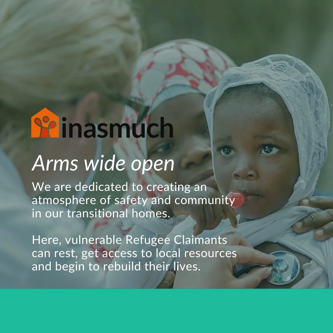 At Inasmuch homes, we pay attention to detail. Each room has personal touches that make it a safe haven for people who are exhausted from being on the run. With our wrap around care, they can begin to rest and heal. 

After 3 months we empower Refuge