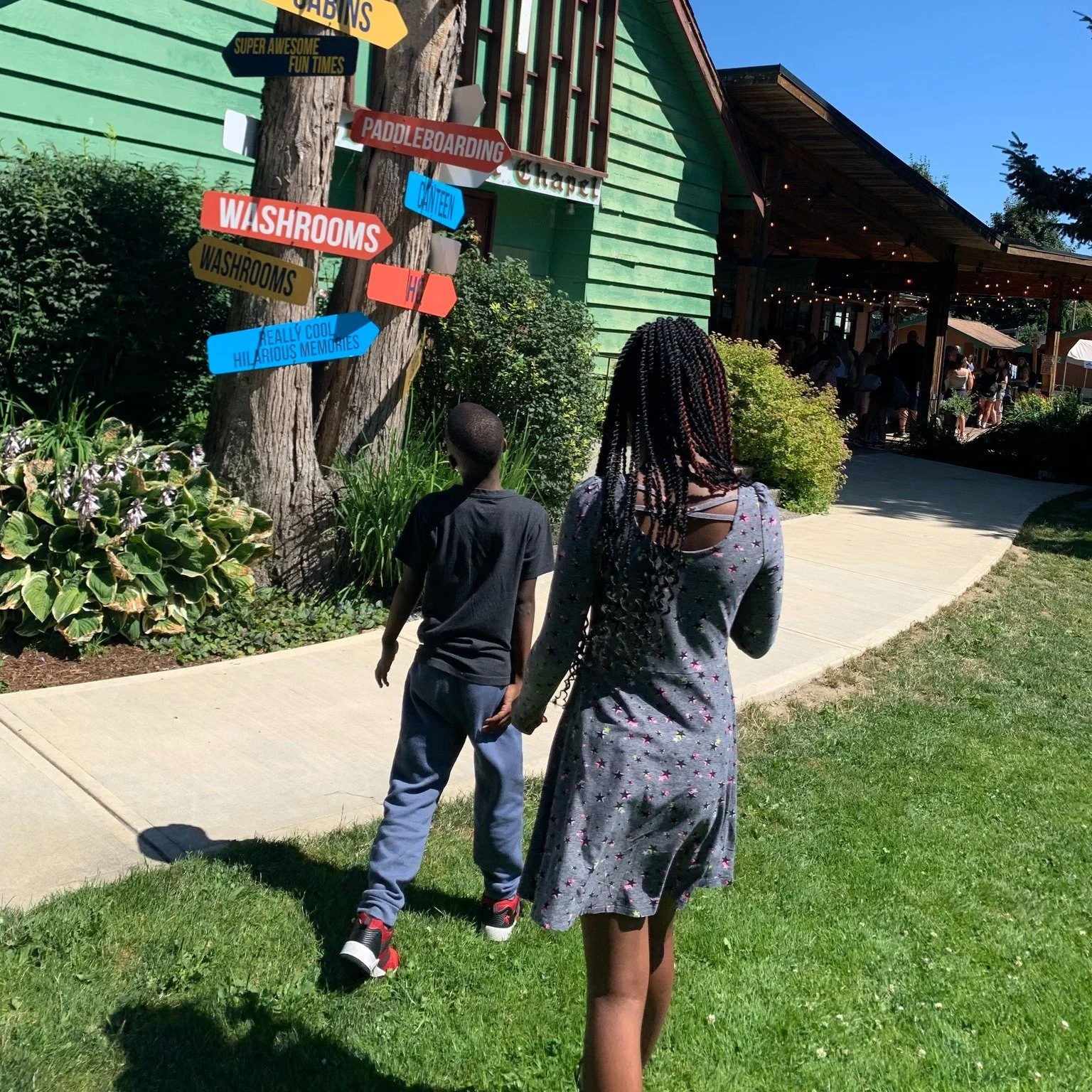 This summer, a brother and sister from Inasmuch got to experience summer camp for the first time at Camp Luther, thanks to the generous people who donate to the campership fund.
They made friends, sang in chapel, tried new foods, and experienced the 