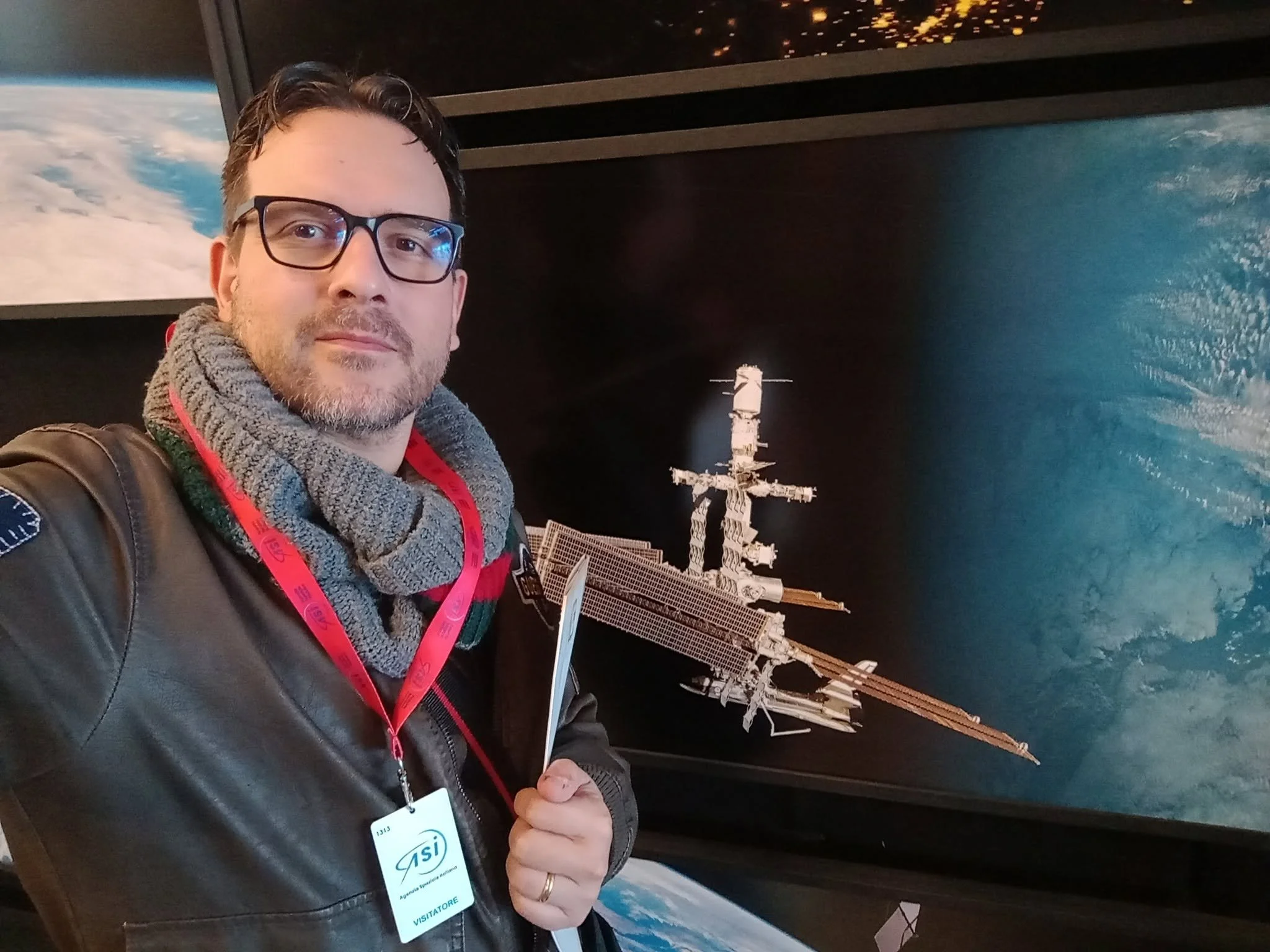 Andrea Contorni all'Agenzia Spaziale Italiana