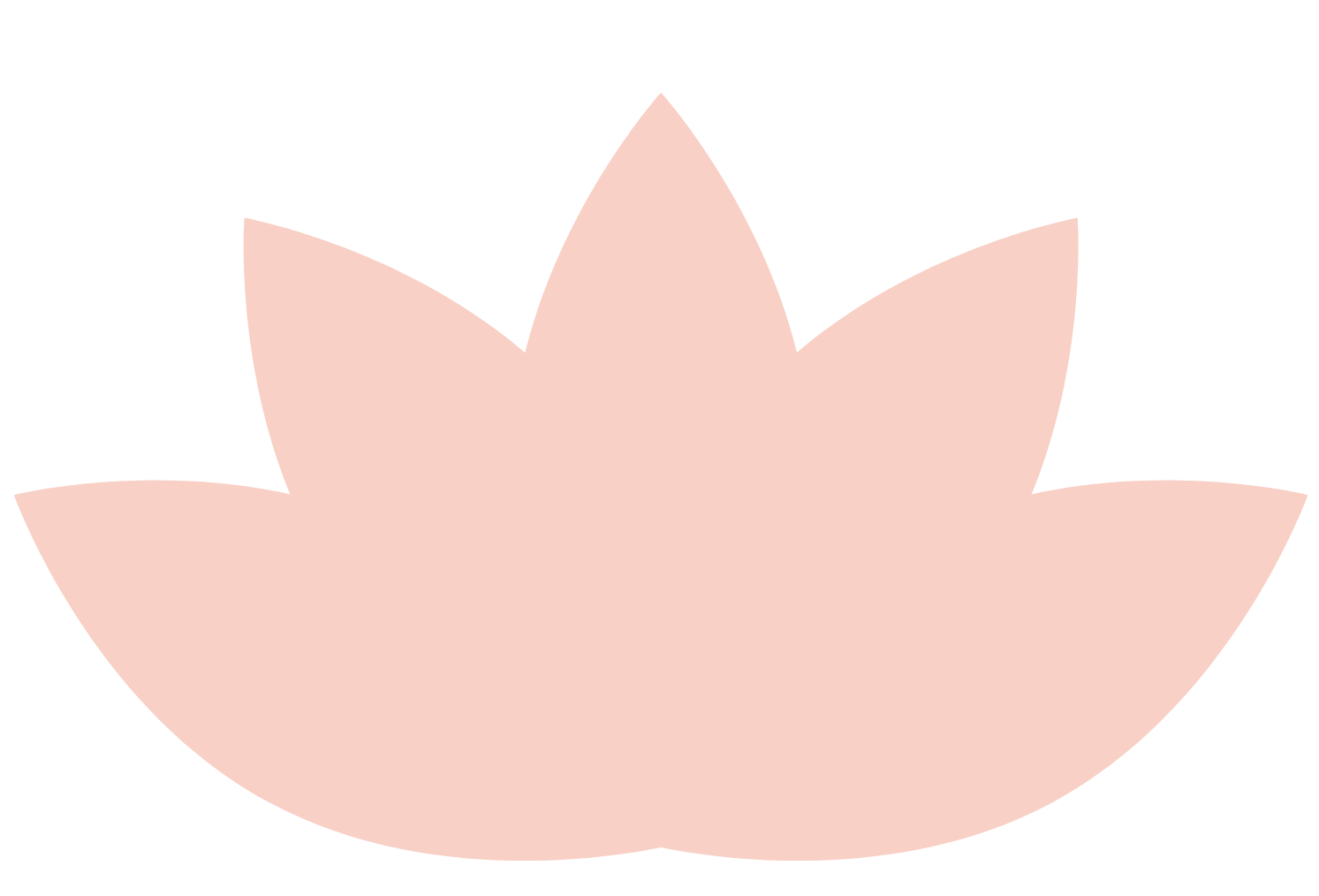 Pink stylized lotus flower with multiple petals