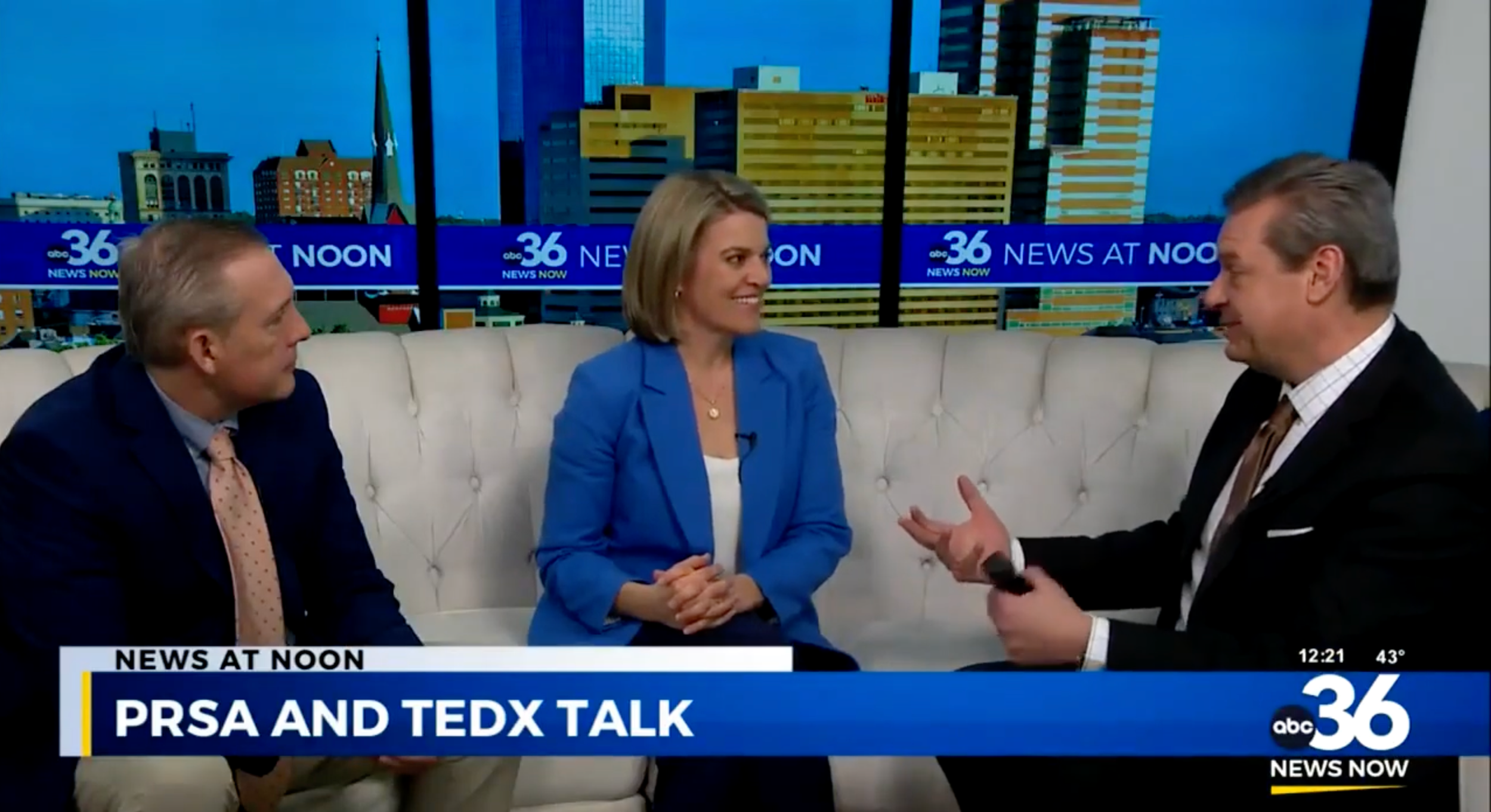 Katie Neal Talks TEDx and PRSA on WTVQ News at Noon