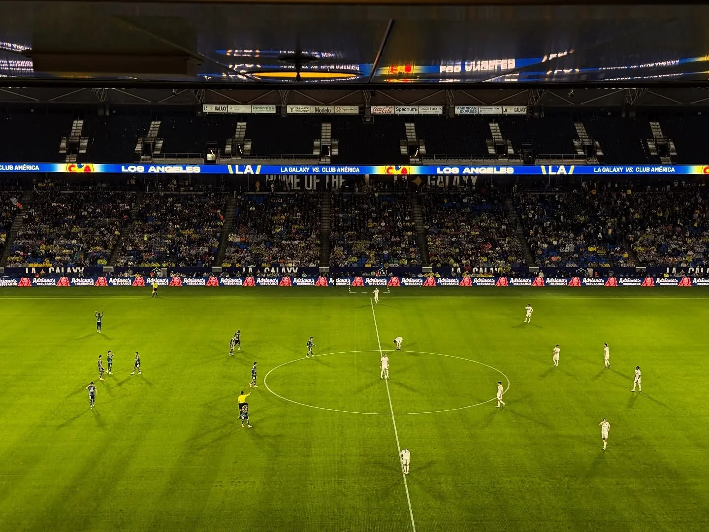 LA Galaxy vs Club America @lagalaxy @clubamerica @ptimesports ⚽️🌧️🏟️