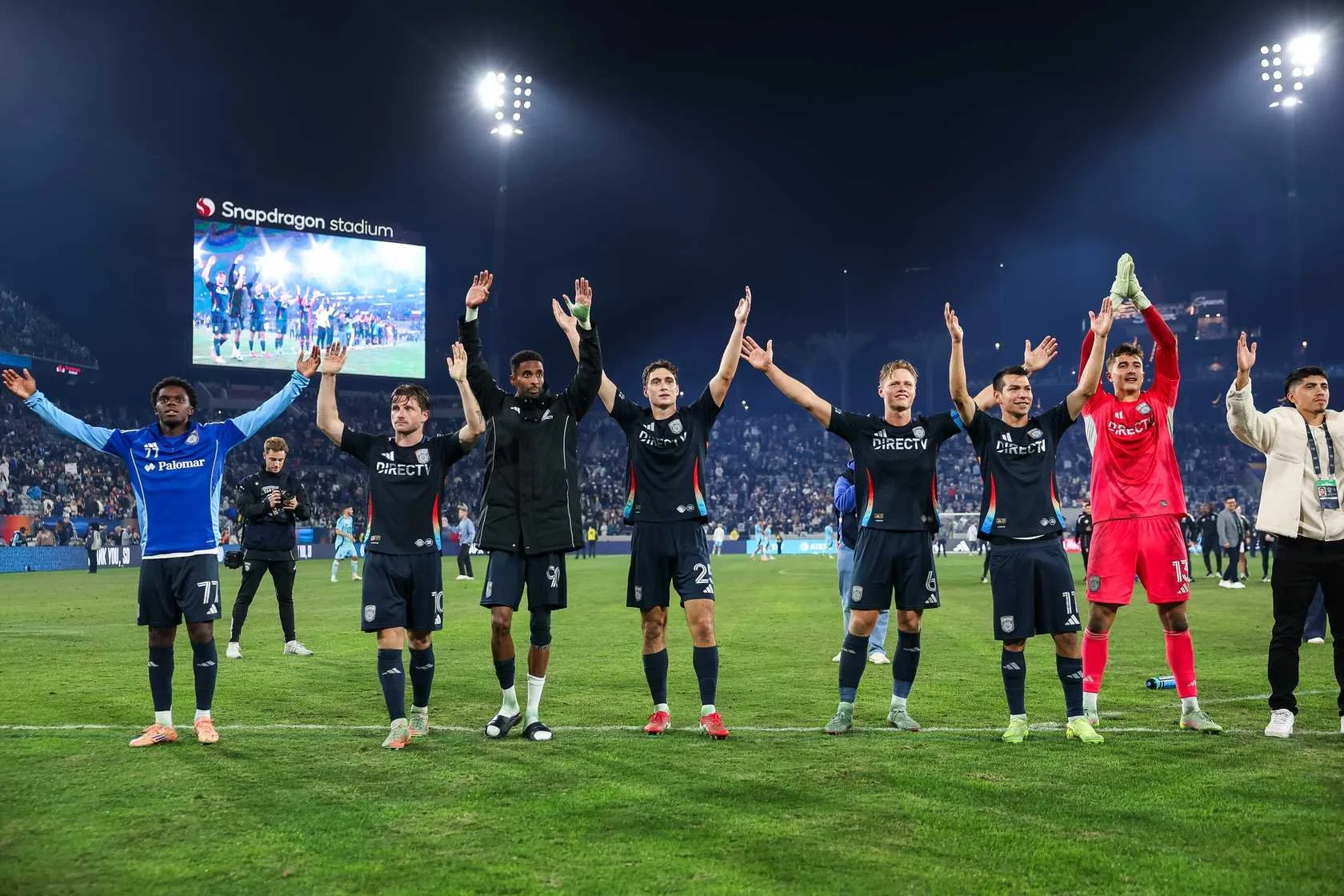 Battle for MLS Cup Final continues for San Diego FC ⚽️🥅🏟️🏆

In their inaugural season, San Diego FC has made it through the western conference semifinal defeating Minnesota United FC 1-0 in a sold out crowd Monday night. A rocket shot in the 72&rs