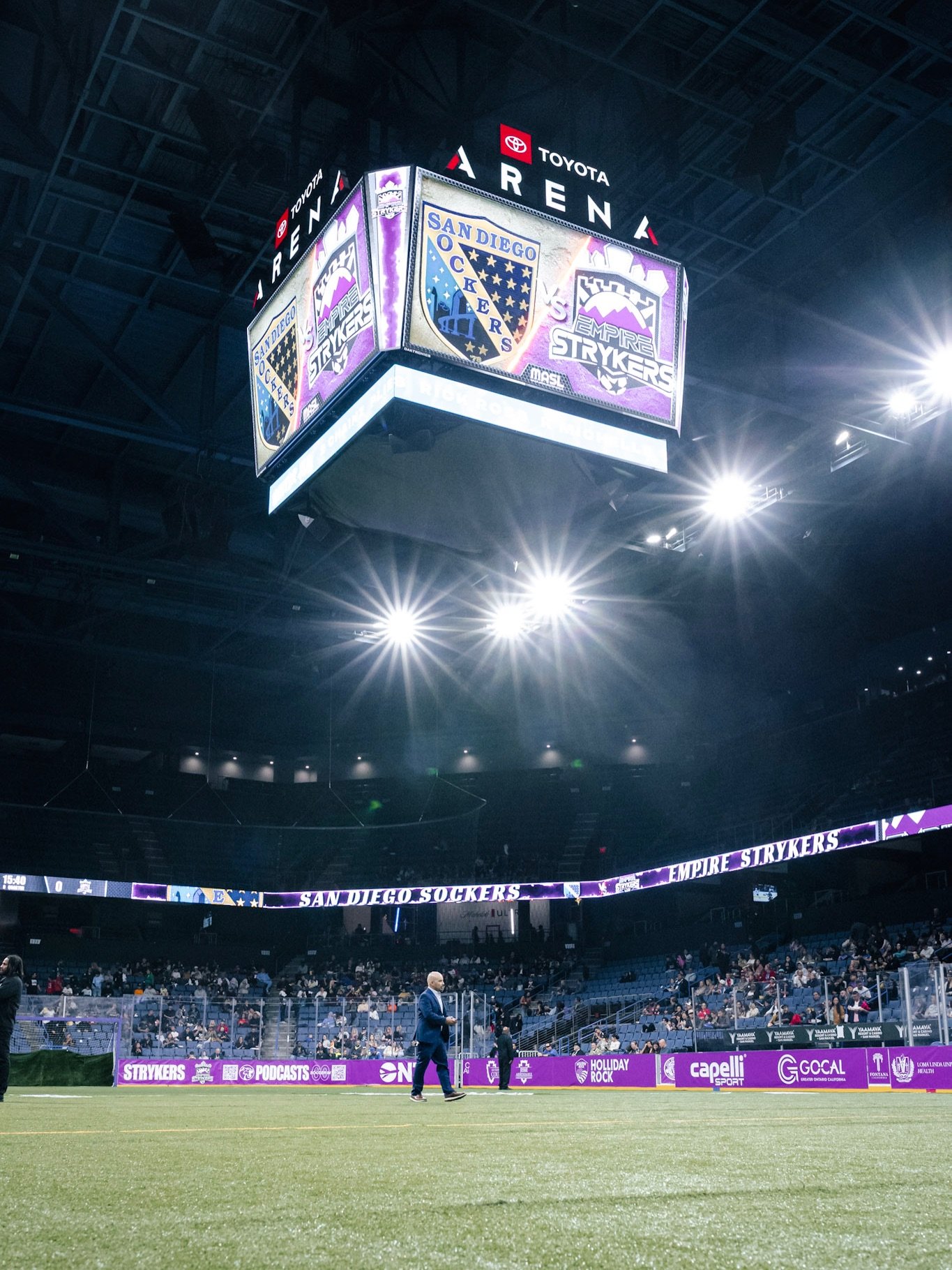 The Empire Strykers vs San Diego Sockers Home Opener at Toyota Arena ⚽️🏟️ 
@empire.strykers @toyota.arena @maslsoccer 

📸 @365futbolmania &amp; @mariafridaphotography