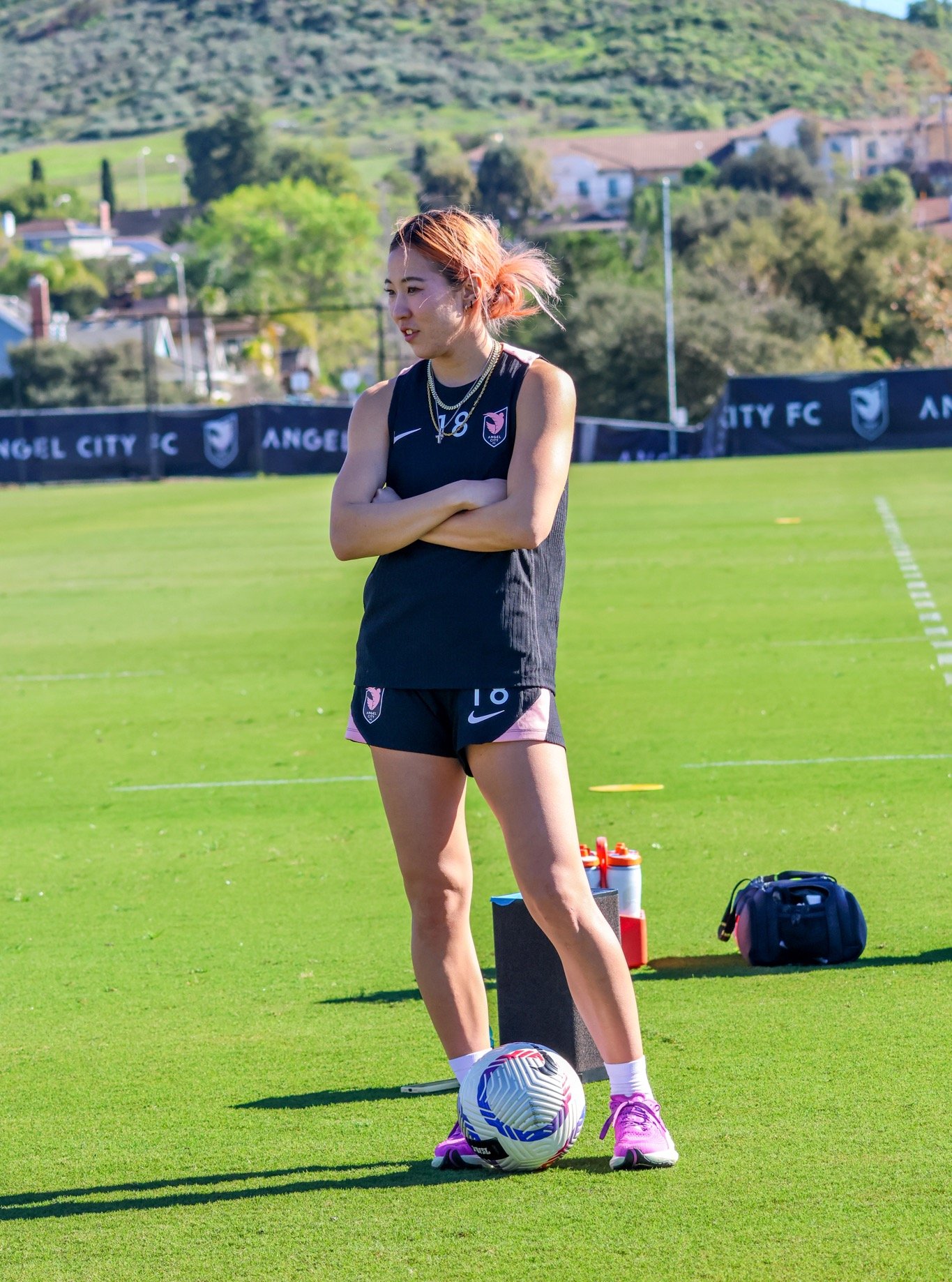 Angel City FC 2026 Preseason ⚽️🏟️ @weareangelcity @nwsl 
📸 @365futbolmania 
Angel City FC continues their preseason at Coachella this weekend. #nwsl #angelcity #angelcityfc #acfc #soccer #futbol