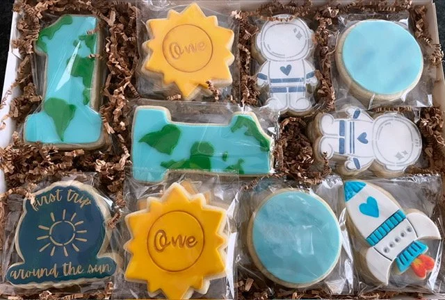 Custom First Birthday Cookies