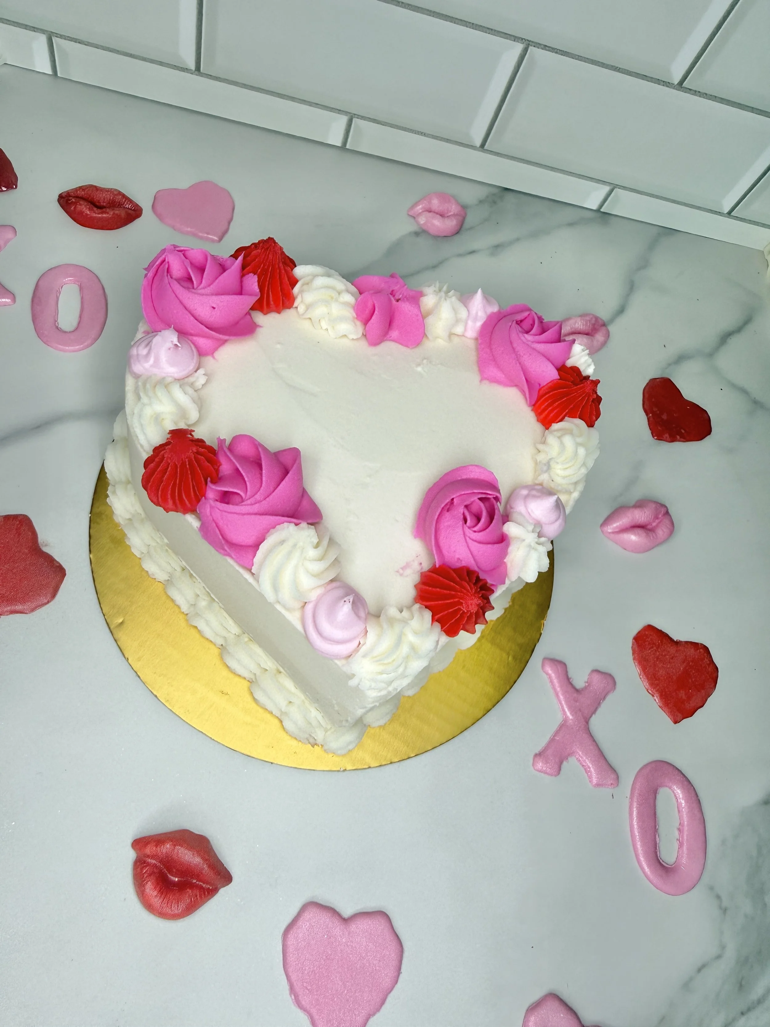 Heart Shaped Bento Cake