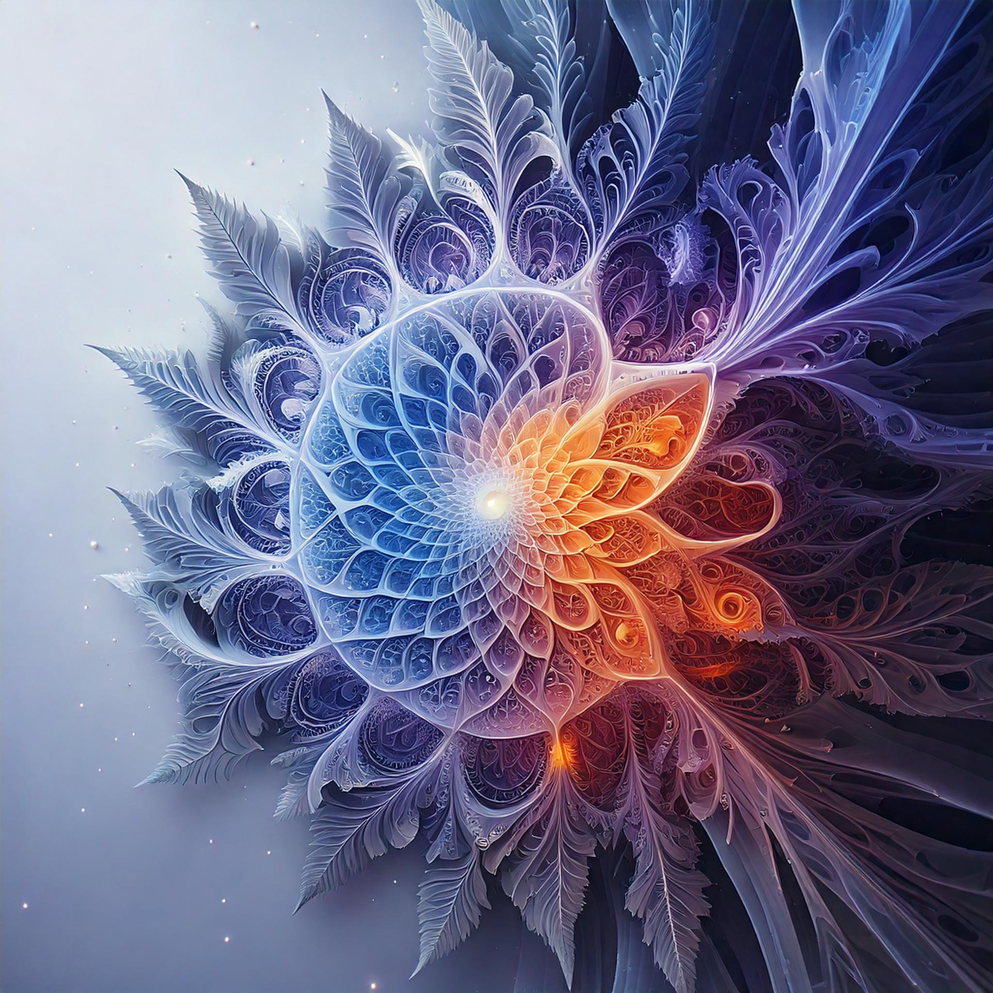 Firefly colorful lights starting from left in blue and orange_as sinus function, that becomes 3 dime.jpg