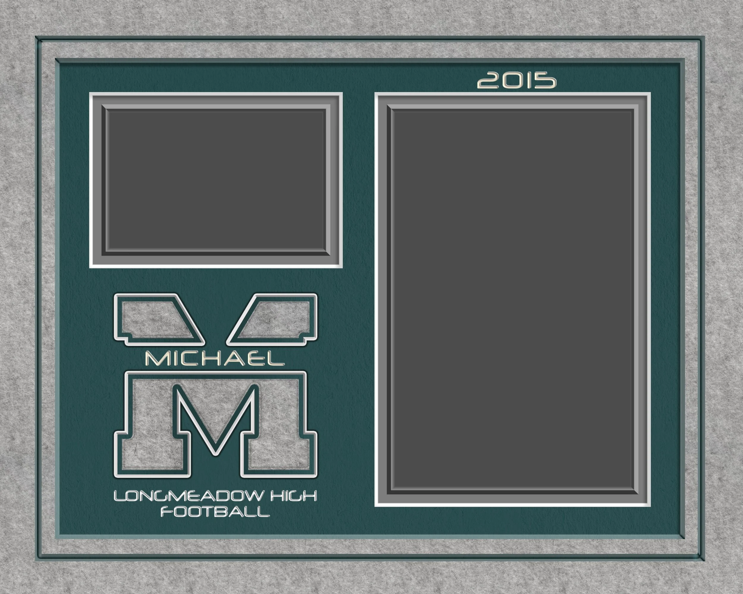 Varsity Letter Horizontal Memory Mate