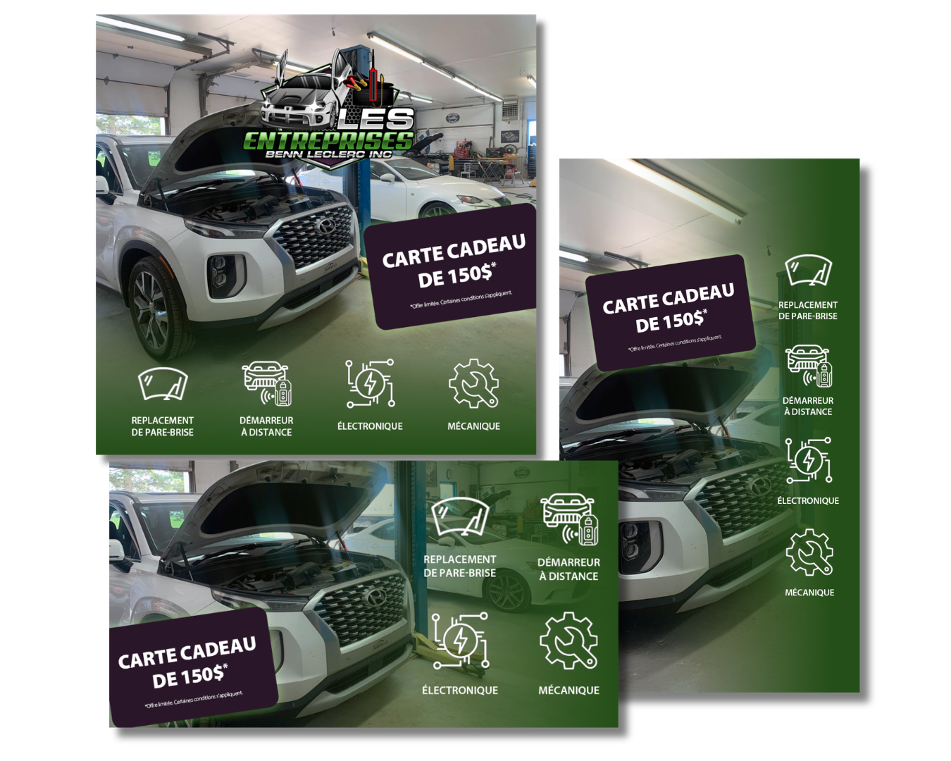 Campagne publicitaire Meta pour les Entreprises BeNn Leclerc