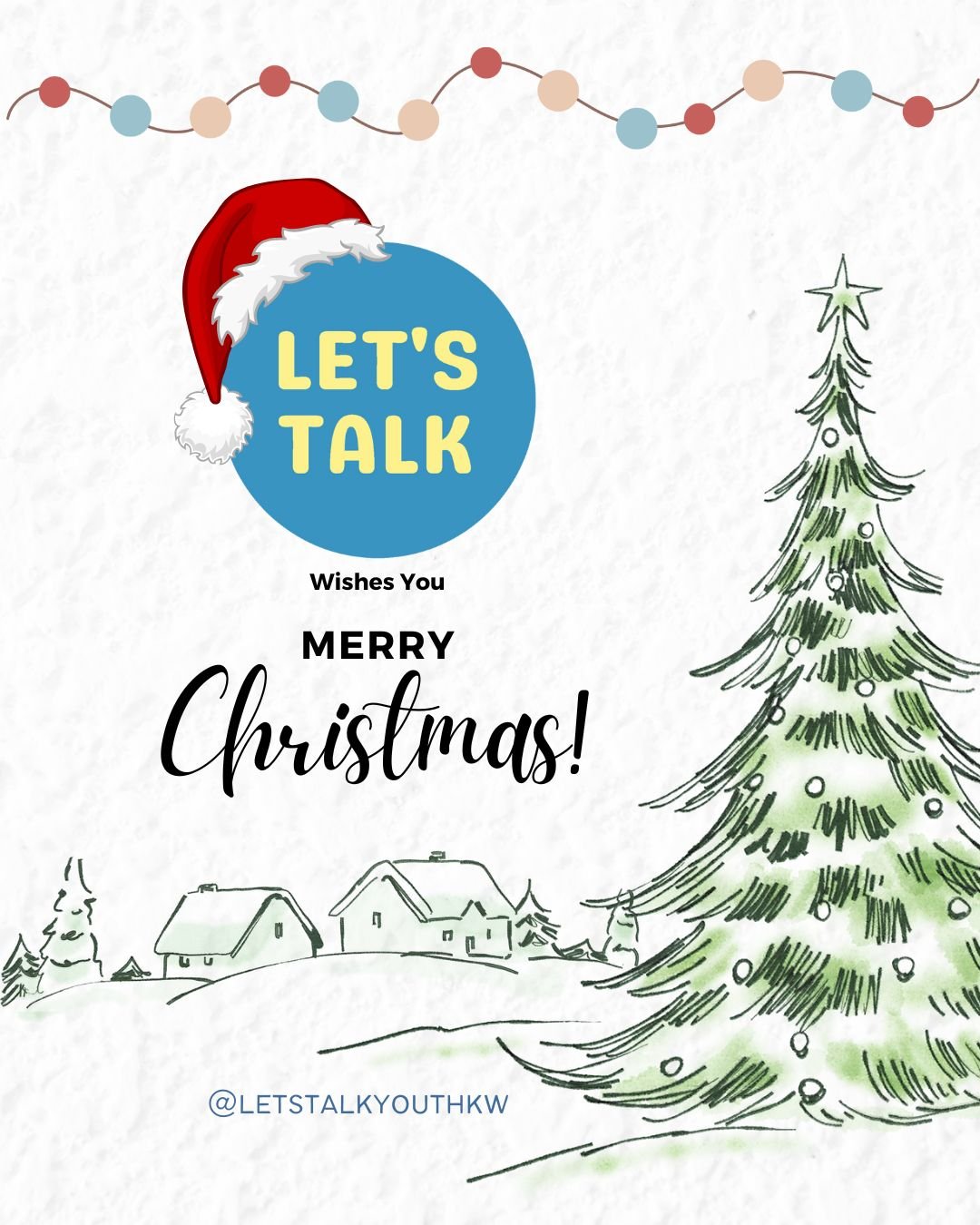 🎄Merry Christmas from the Let's Talk Program team! 🌟

Wishing you joy, laughter, and cozy moments with your loved ones this season. Enjoy some well-deserved rest, and we can&rsquo;t wait to reconnect with you in 2026! 🎅🎁
.
.
.

#HappyHolidays #Me