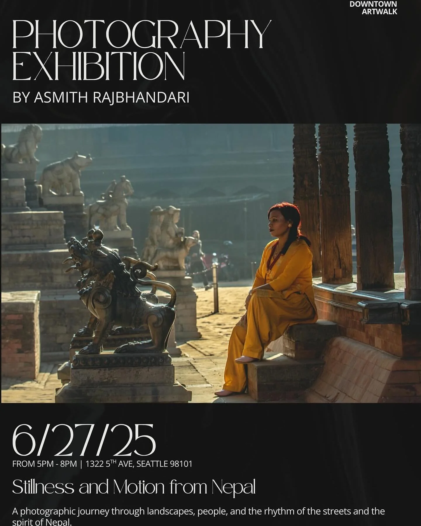 Posted @withregram &bull; @ekadesma.nepal 

Escape the city and step into Nepal.
From the stillness of the Himalayas to the vibrant chaos and high spirit of Kathmandu&rsquo;s street, this exhibition captures the souls of a place where nature,communit