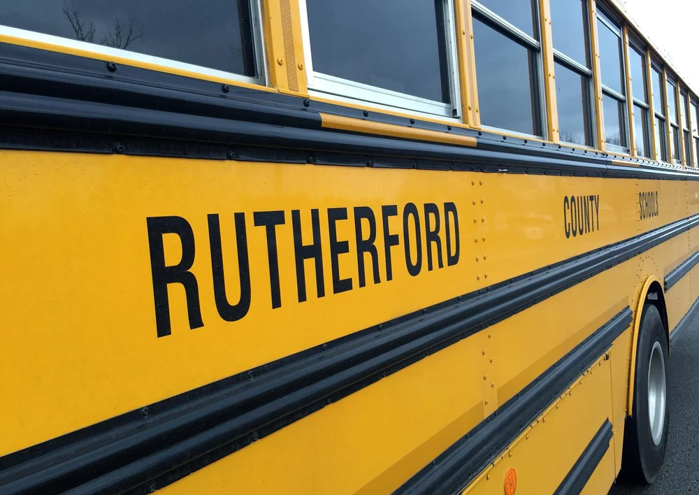 Rutherford County school buses contract