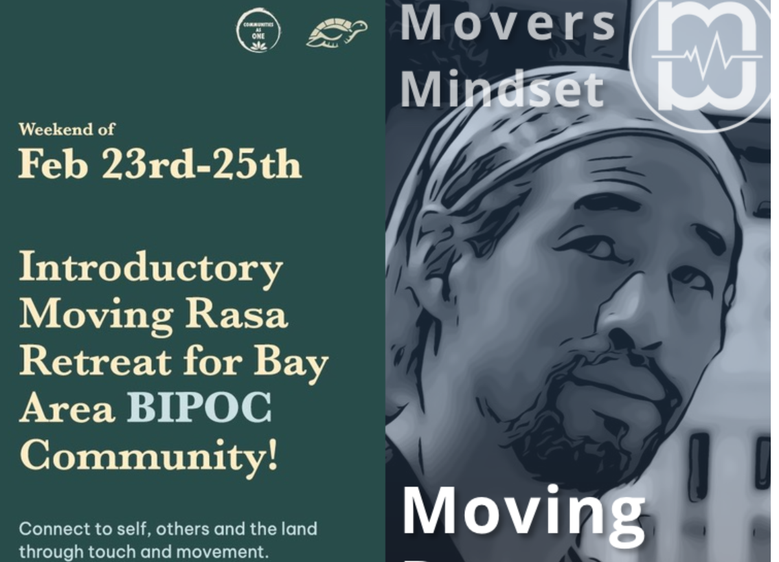 What is the purpose and impact of the Moving Rasa initiative, particularly in fostering personal transformation, collective identity, and community resilience?