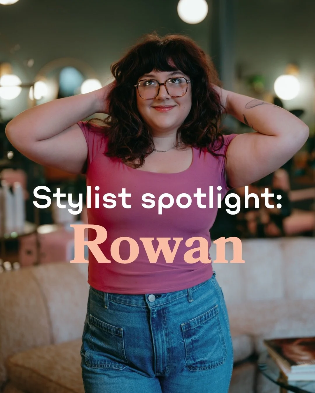 Stylist Spotlight: Rowan 🤍 @hairby.row 

Balayage, razor cutting, lived-in color &mdash; Rowan&rsquo;s specialty is color that grows out well instead of growing out awkward. Years of Evo color training behind her, plus she&rsquo;s still taking class