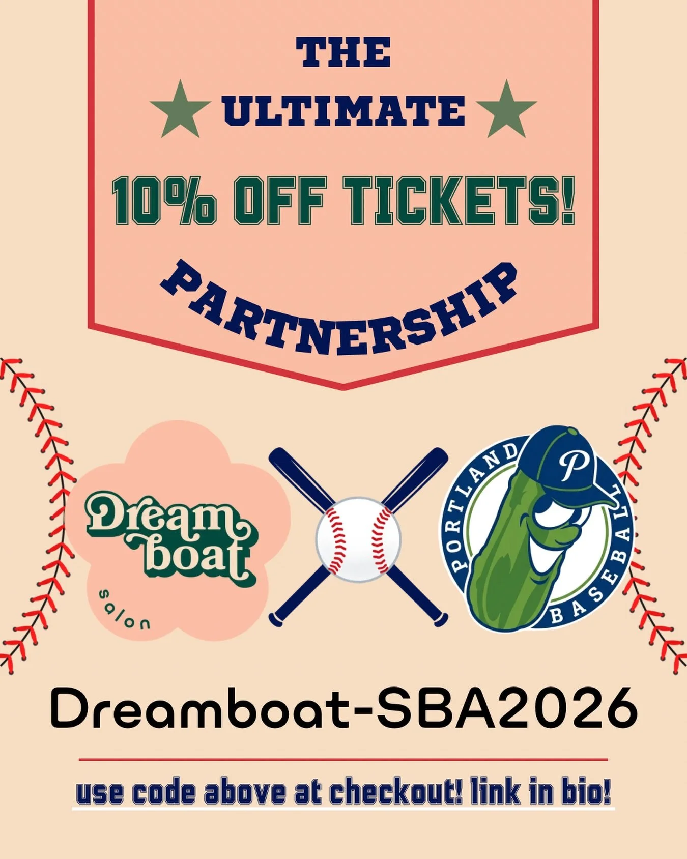 We&rsquo;ve teamed up with the Portland Pickles @picklesbaseball through their Small Business Alliance &mdash; easily one of our favorite things we get to be part of all summer.

If you&rsquo;ve never been: the Pickles are a collegiate wood-bat team 