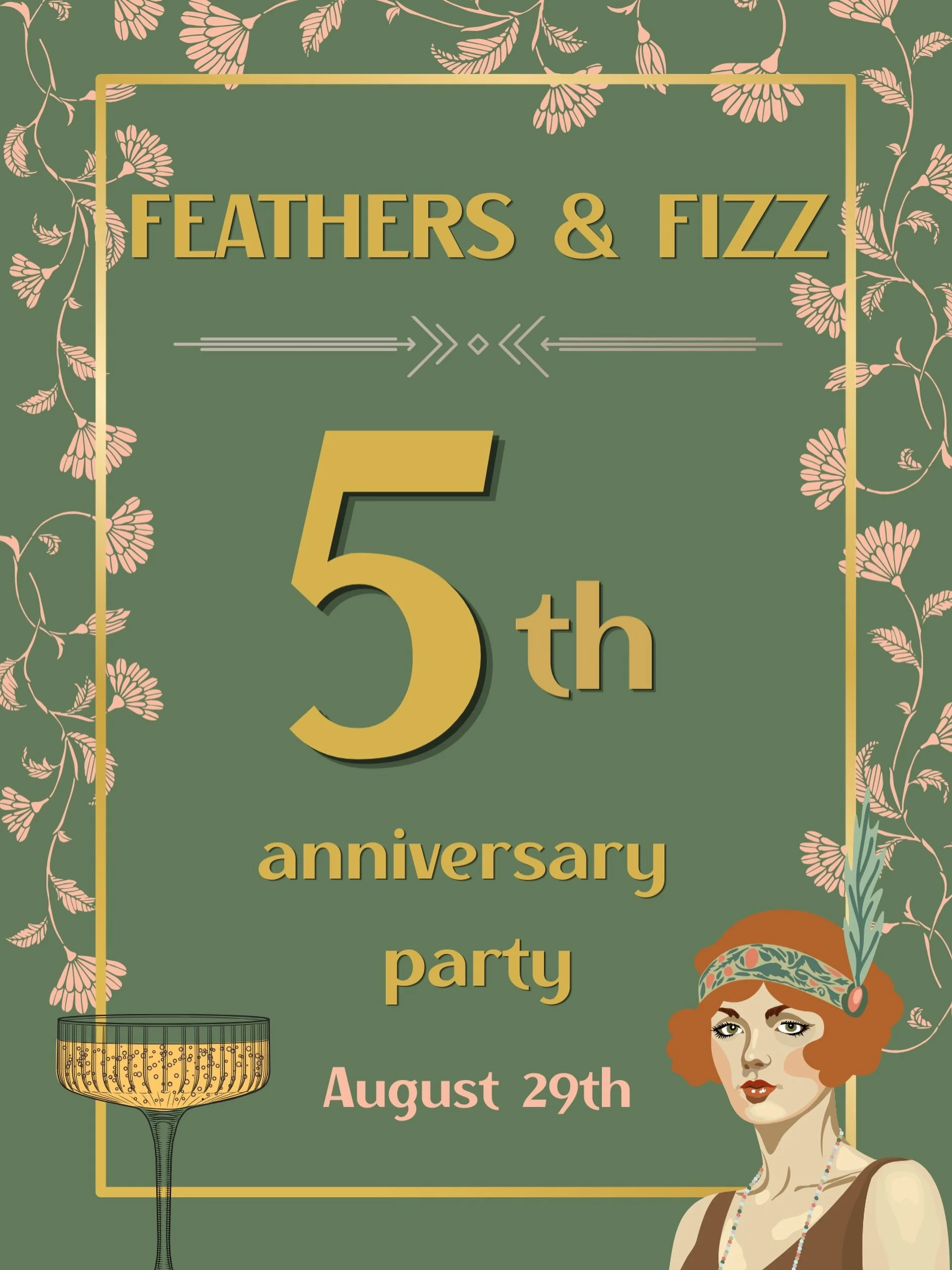 ✨💕🦚Mark your calendars🦚💕✨

✨Dreamboat turns 5 this year, and we&rsquo;re celebrating with a party &mdash; Feathers &amp; Fizz.

💕Saturday, August 29th &middot; 6pm at Dreamboat💕

✨Snacks, bevs, a DJ, dancing, and a raffle stacked with goods and