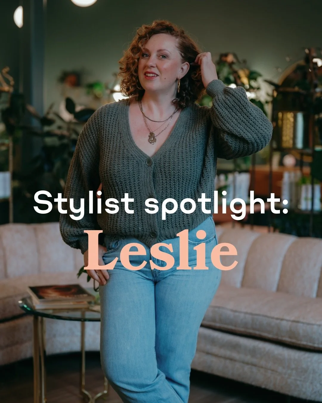 Stylist Spotlight: Leslie 🤍 @leslie.erin.hair 

Leslie is one of our curl specialist &mdash; tight coils, soft waves, everything in between &mdash; but she&rsquo;s just as at home with precision cuts, razor styles, and a confident pixie. Every look 