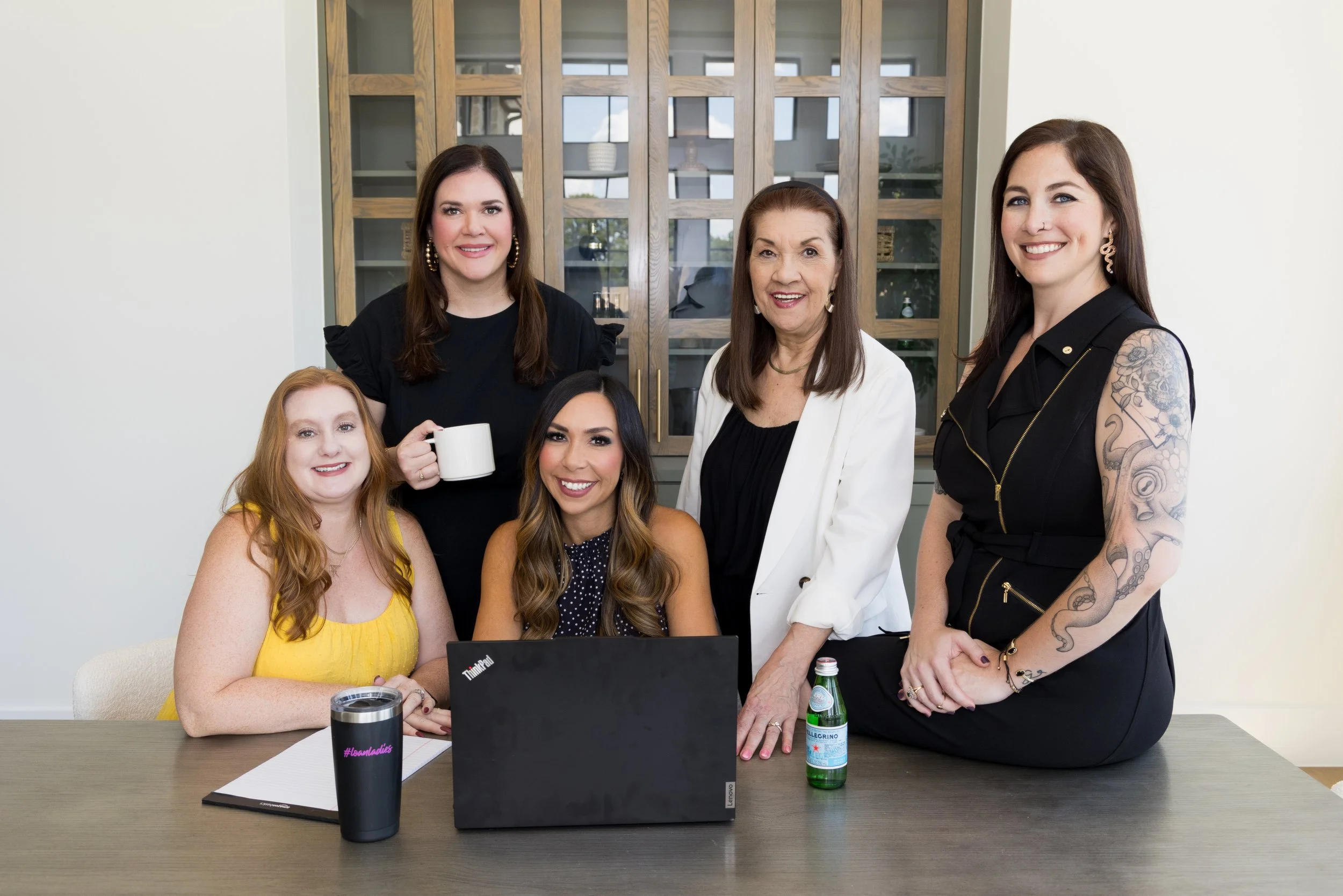 team photo mortgage lenders fort worth branding session