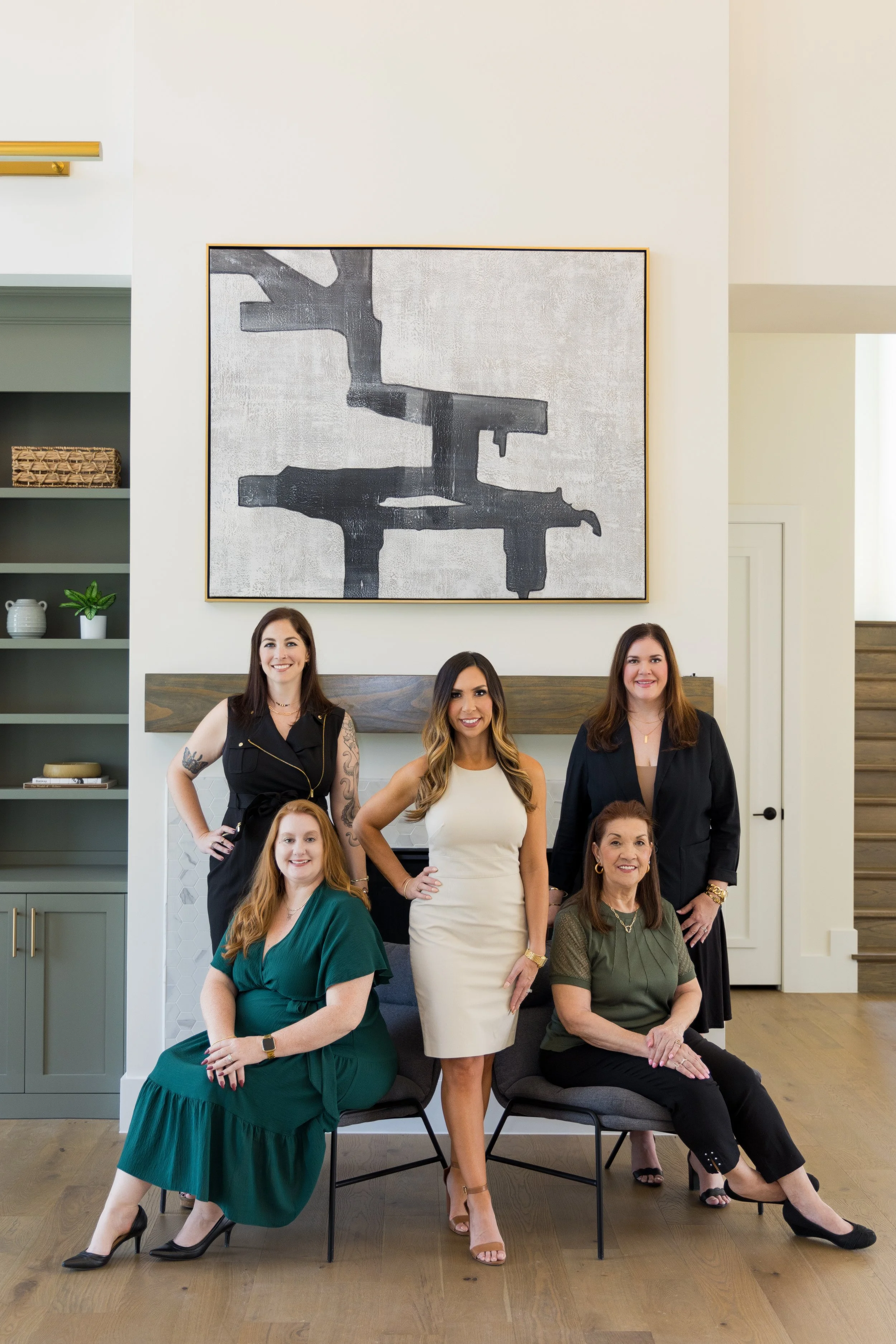 team photo mortgage lenders fort worth branding session