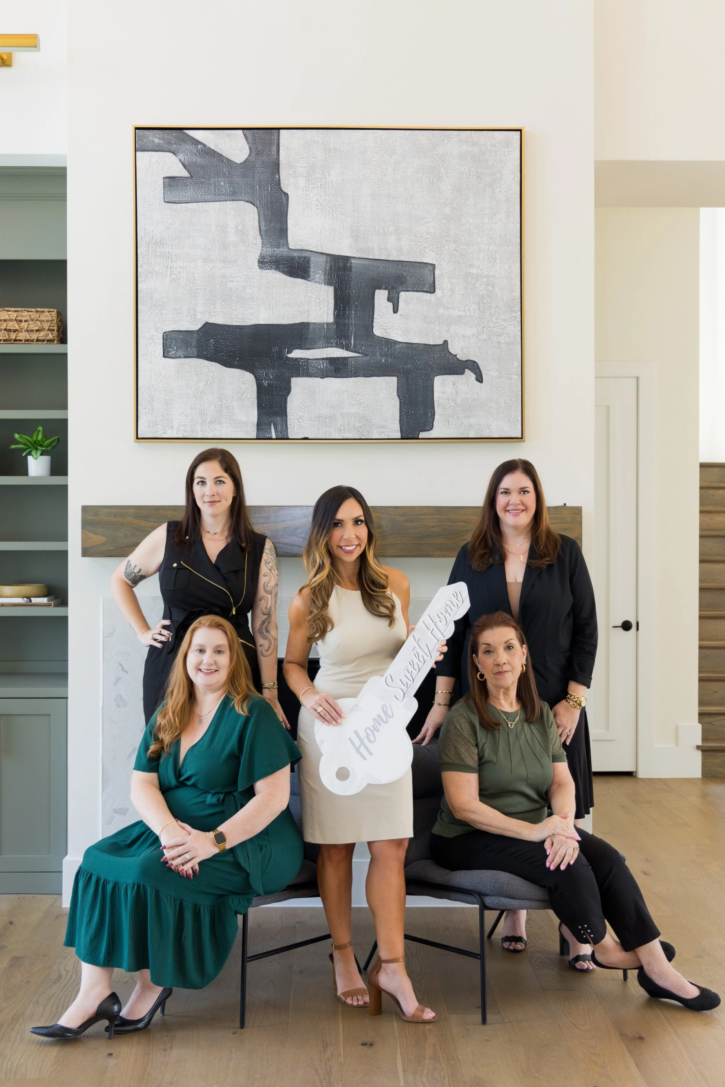 team photo mortgage lenders fort worth branding session